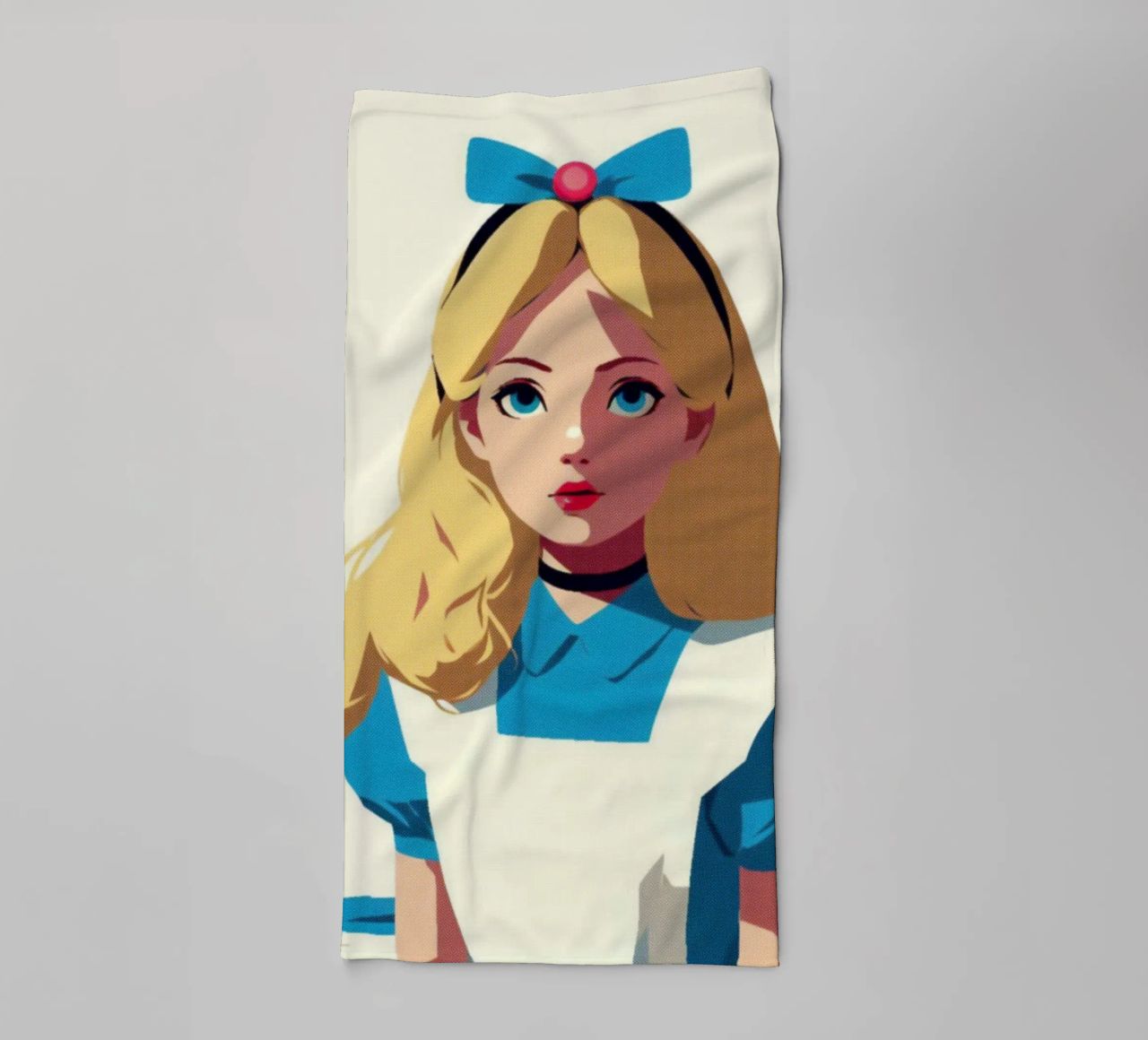Alice - Stampa poster d'epoca asciugamano da bagno da posterprints-by-nomad