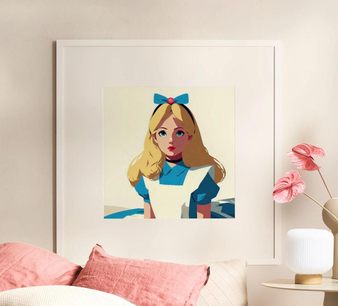 Alice – Vintage Posterdruck Poster von posterprints-by-nomad