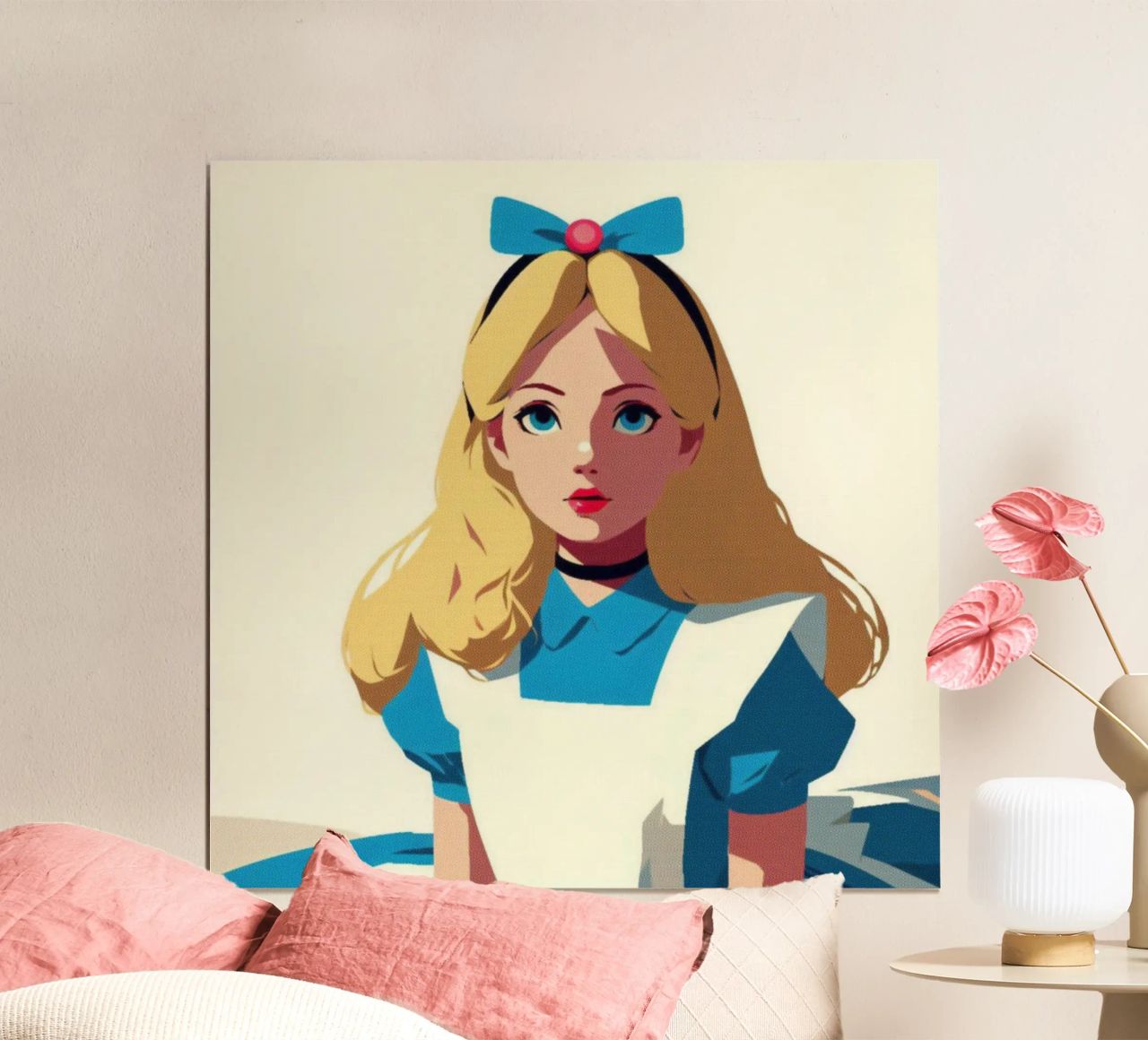 Alice – Vintage Posterdruck Poster von posterprints-by-nomad