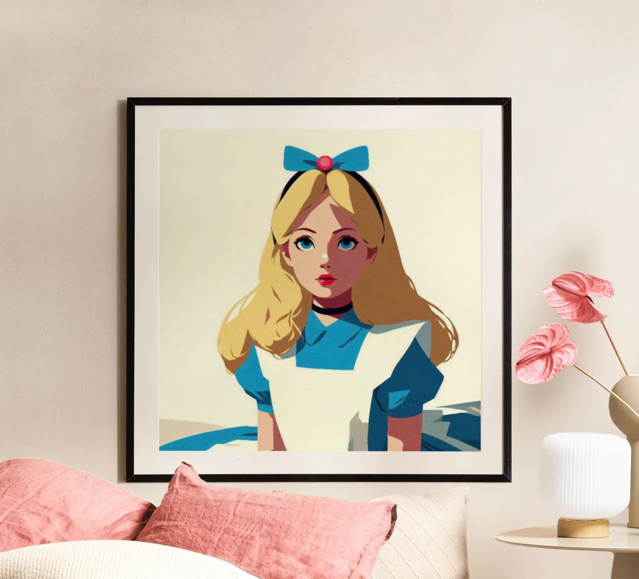 Alice – Vintage Posterdruck Poster von posterprints-by-nomad