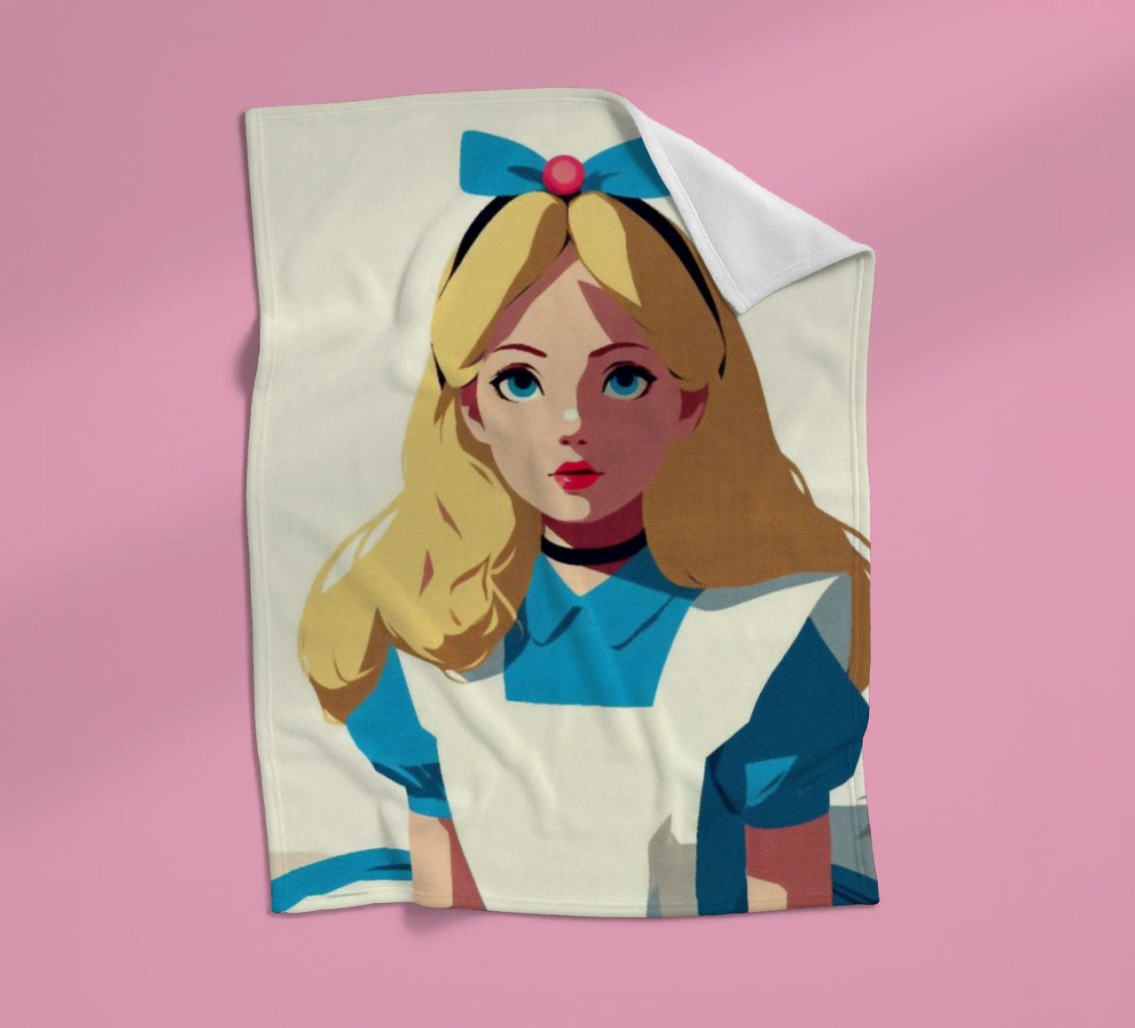 Alice - Stampa poster d'epoca coperta in pile da posterprints-by-nomad