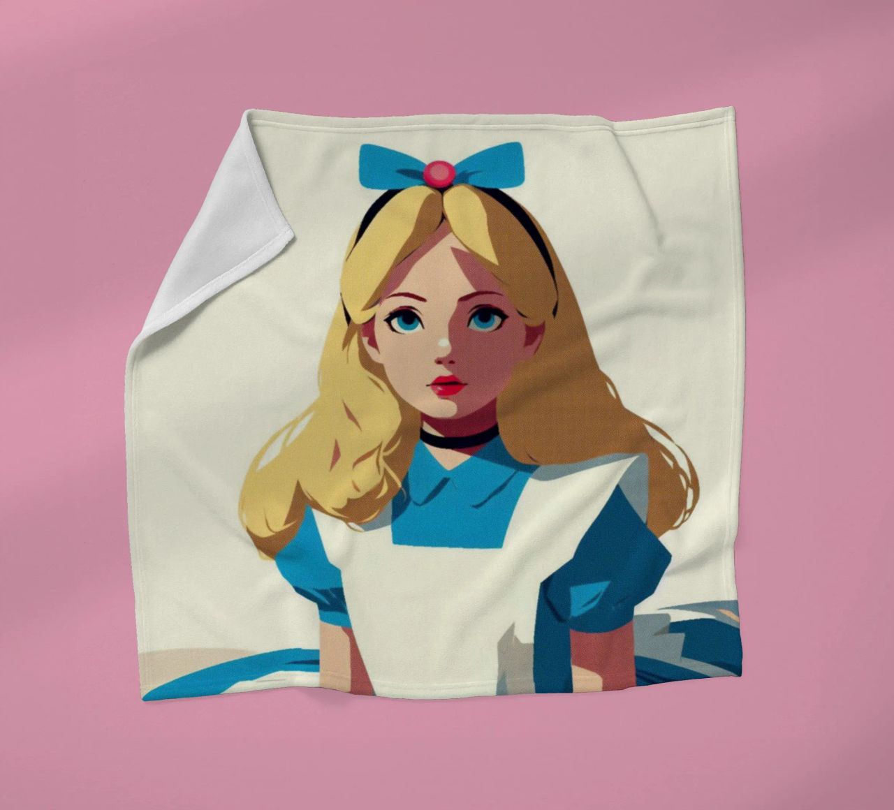 Alice - Stampa poster d'epoca coperta in pile da posterprints-by-nomad
