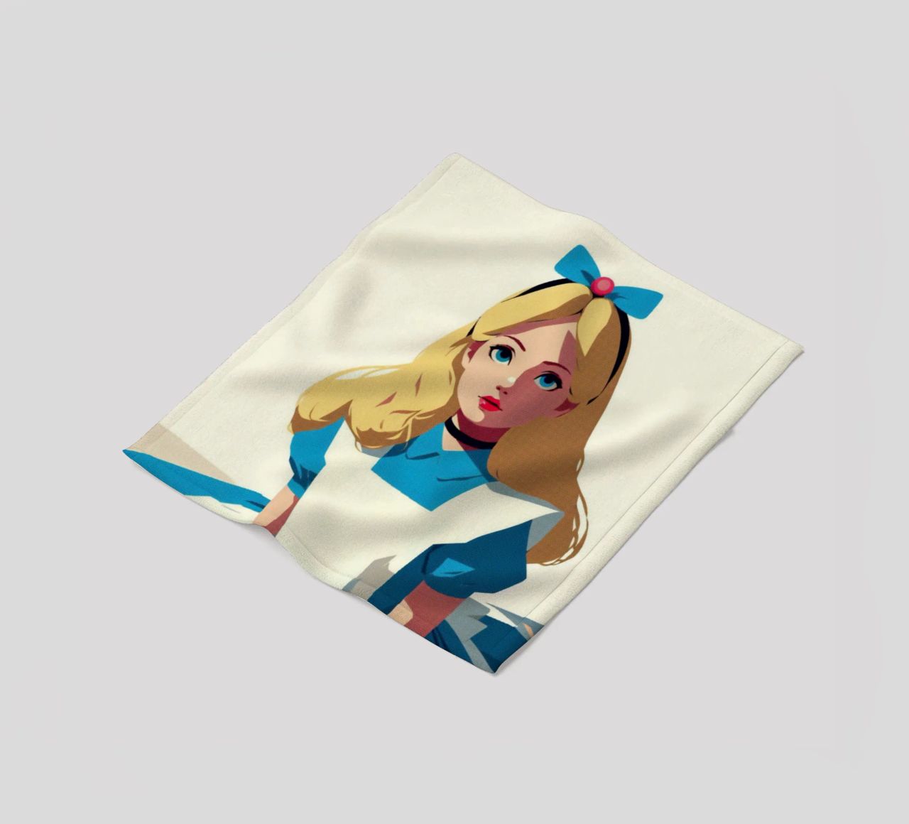 Alice - Stampa poster d'epoca coperta in pile da posterprints-by-nomad