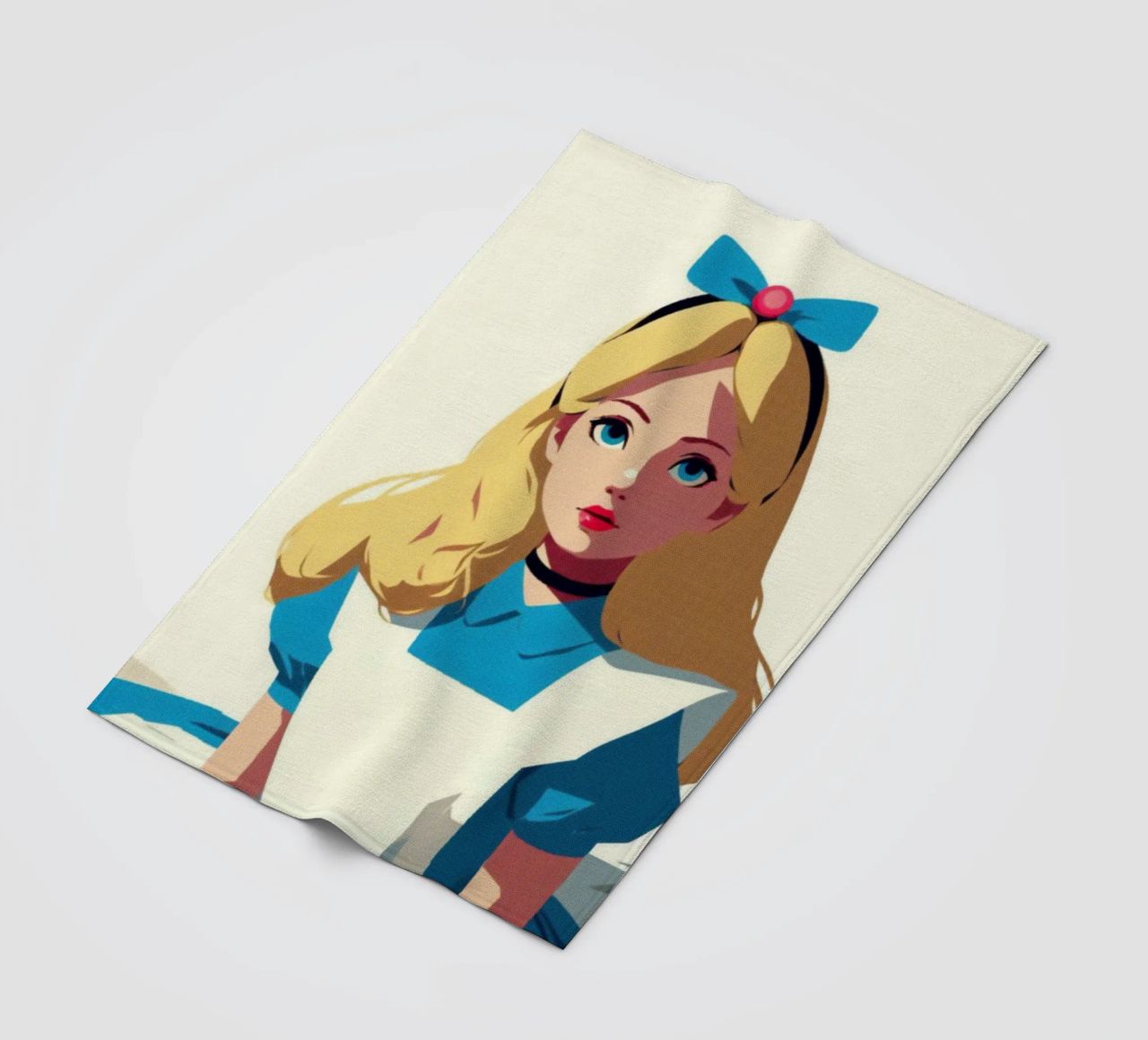 Alice - Stampa poster d'epoca coperta in pile da posterprints-by-nomad