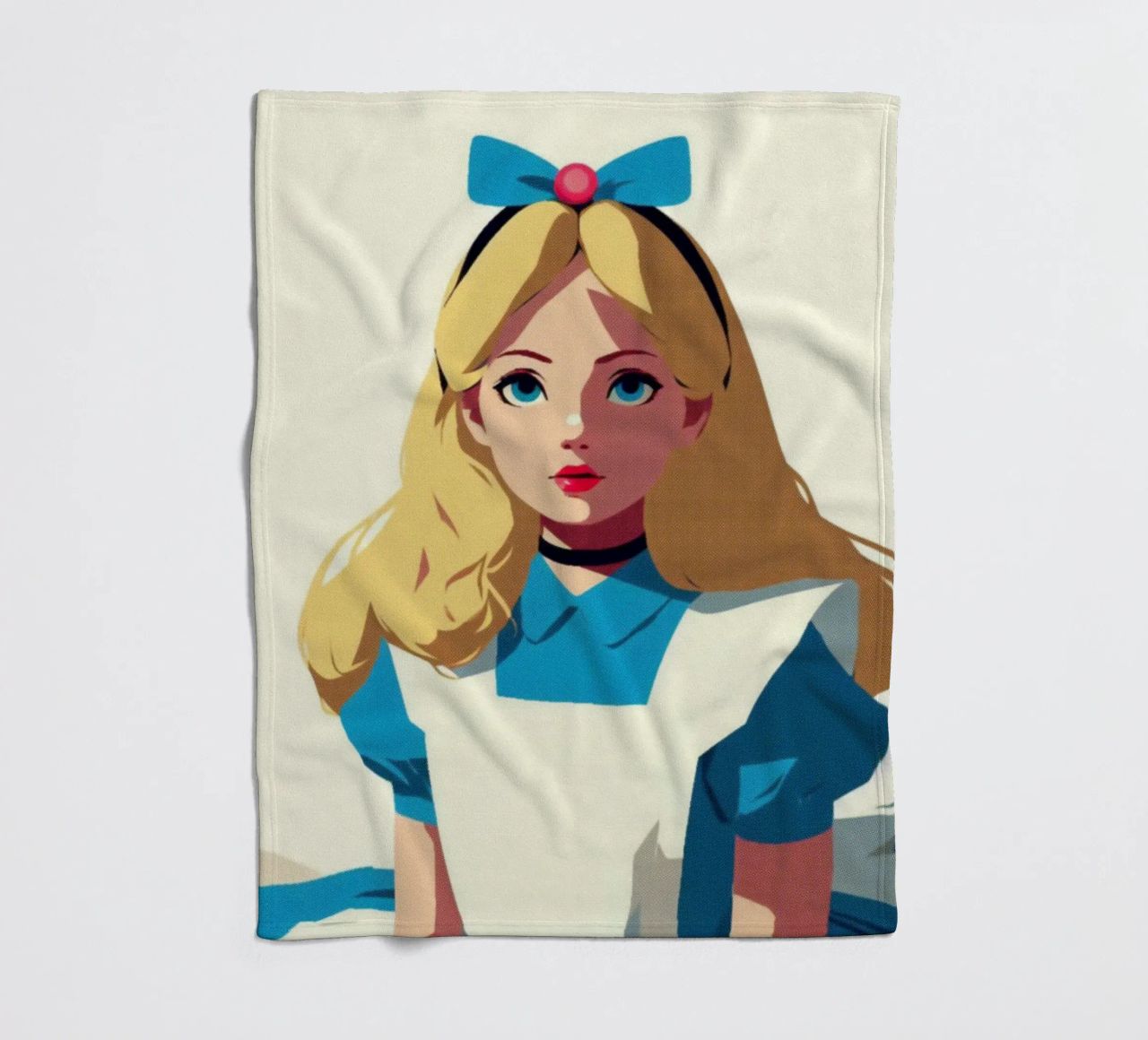 Alice - Stampa poster d'epoca coperta in pile da posterprints-by-nomad