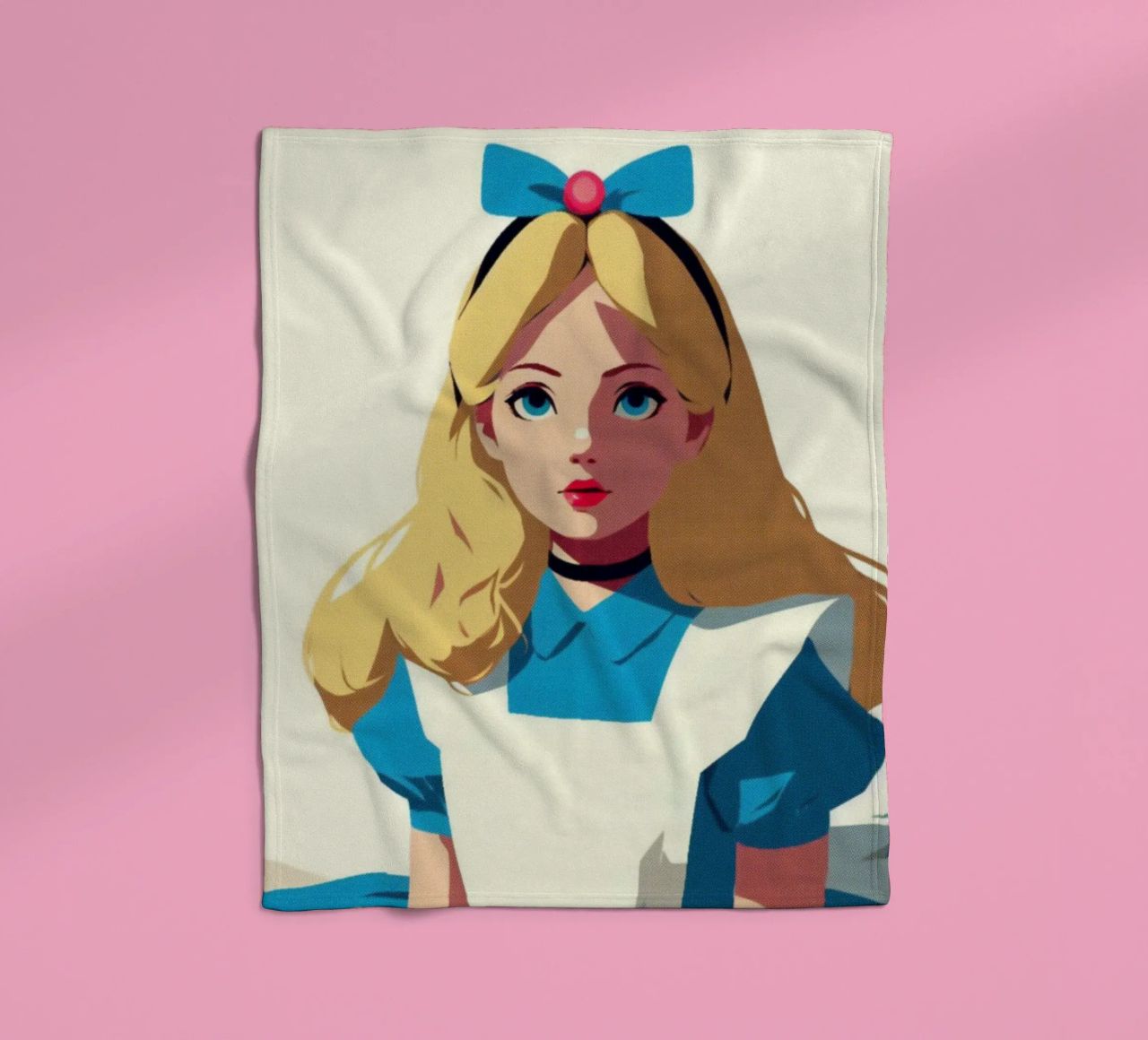 Alice - Stampa poster d'epoca coperta in pile da posterprints-by-nomad