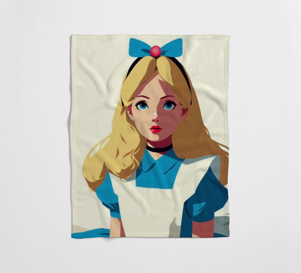 Alice - Stampa poster d'epoca coperta in pile da posterprints-by-nomad