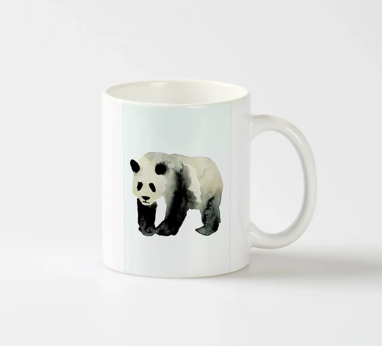Panda ceramic mug by Farina Kuklinski