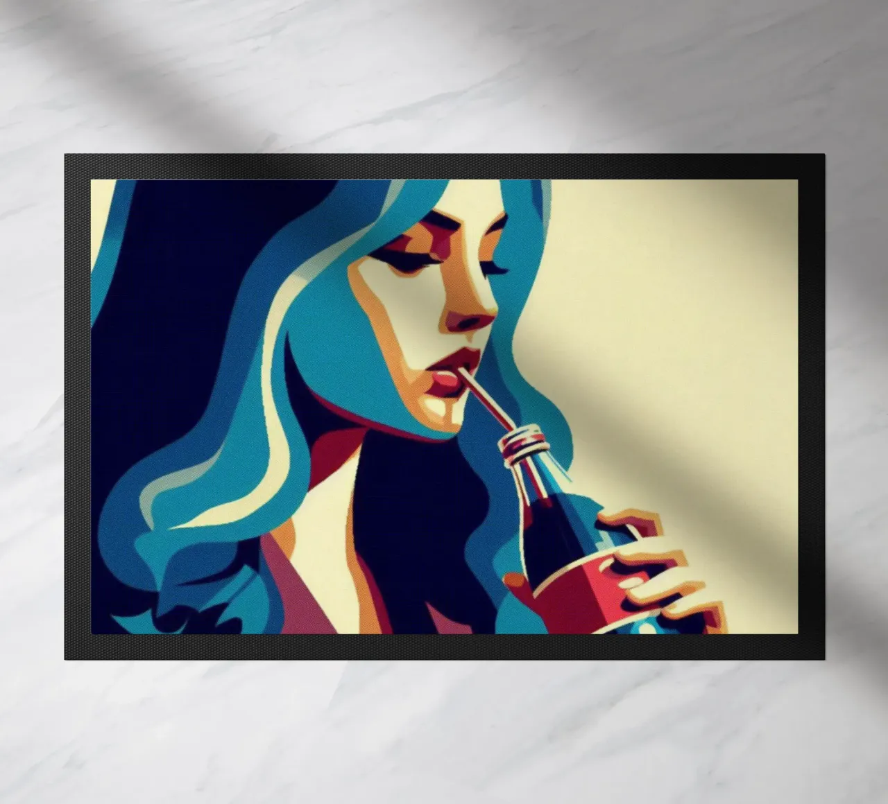Coca Cola - Stampa poster d'epoca zerbino da posterprints-by-nomad