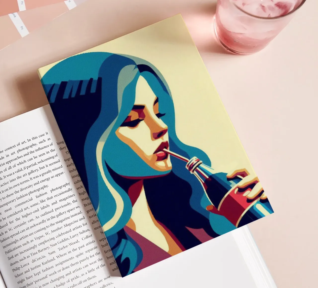 Coke - Vintage poster print notebook by posterprints-by-nomad