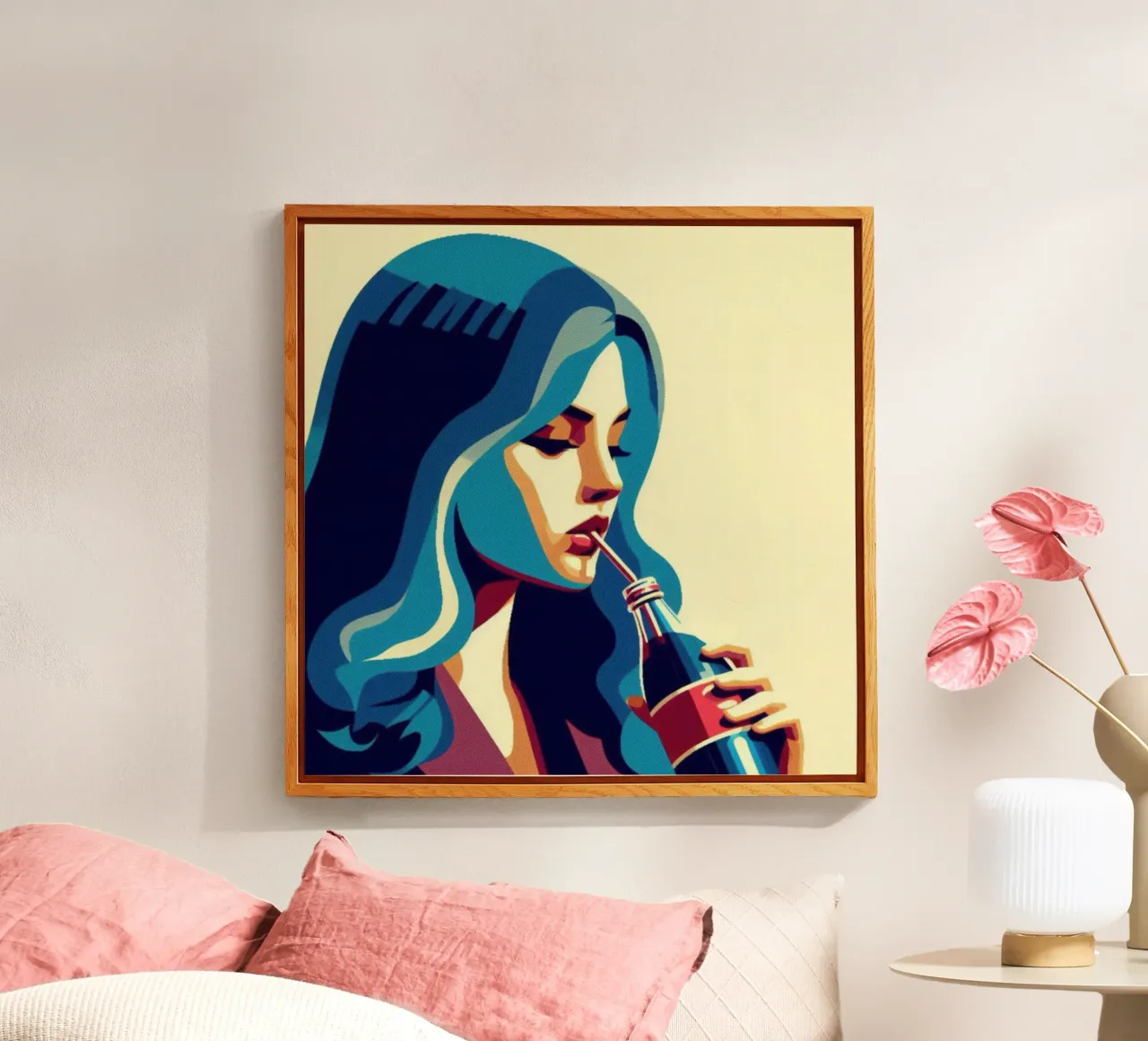 Coca Cola - Stampa poster d'epoca plexiglass da posterprints-by-nomad