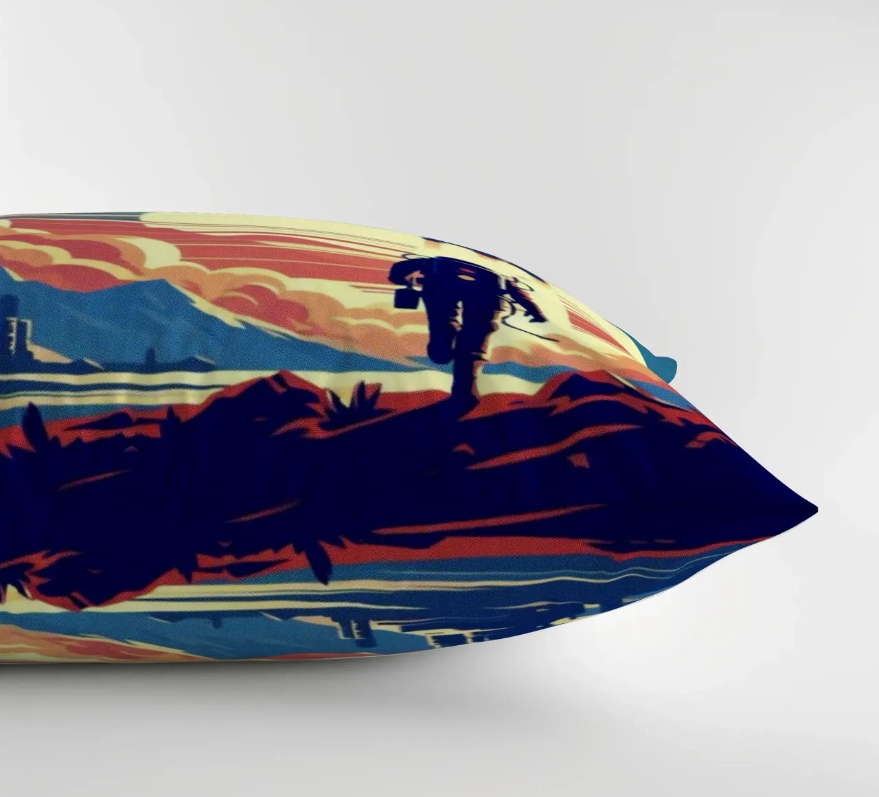 Mars Rocket - Stampa poster d'epoca cuscino da posterprints-by-nomad