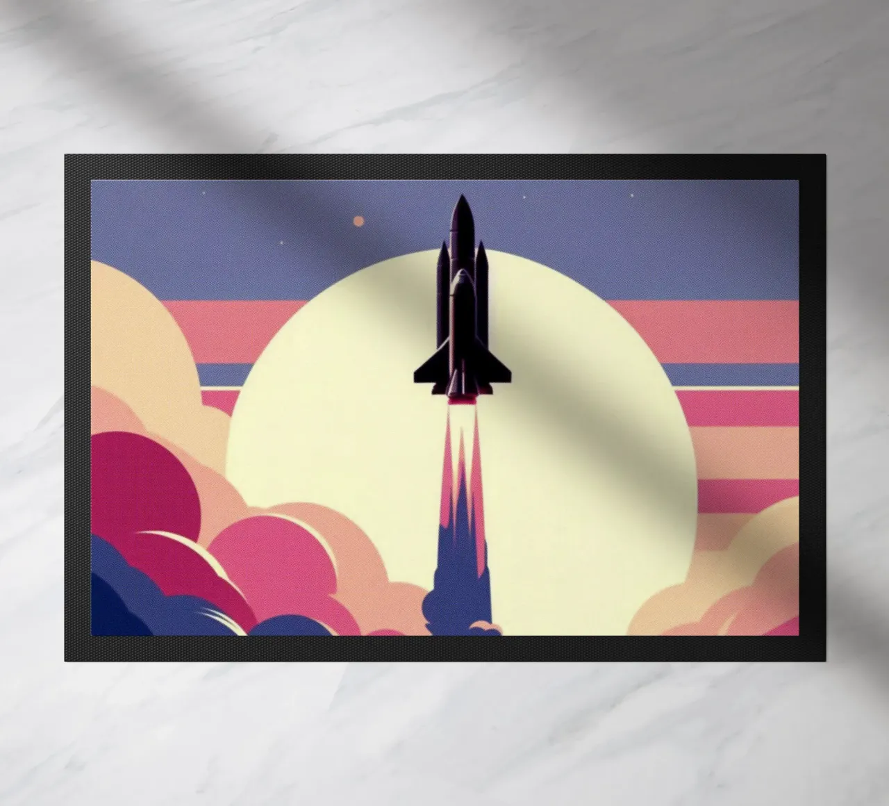 Navetta spaziale - Stampa poster d'epoca zerbino da posterprints-by-nomad