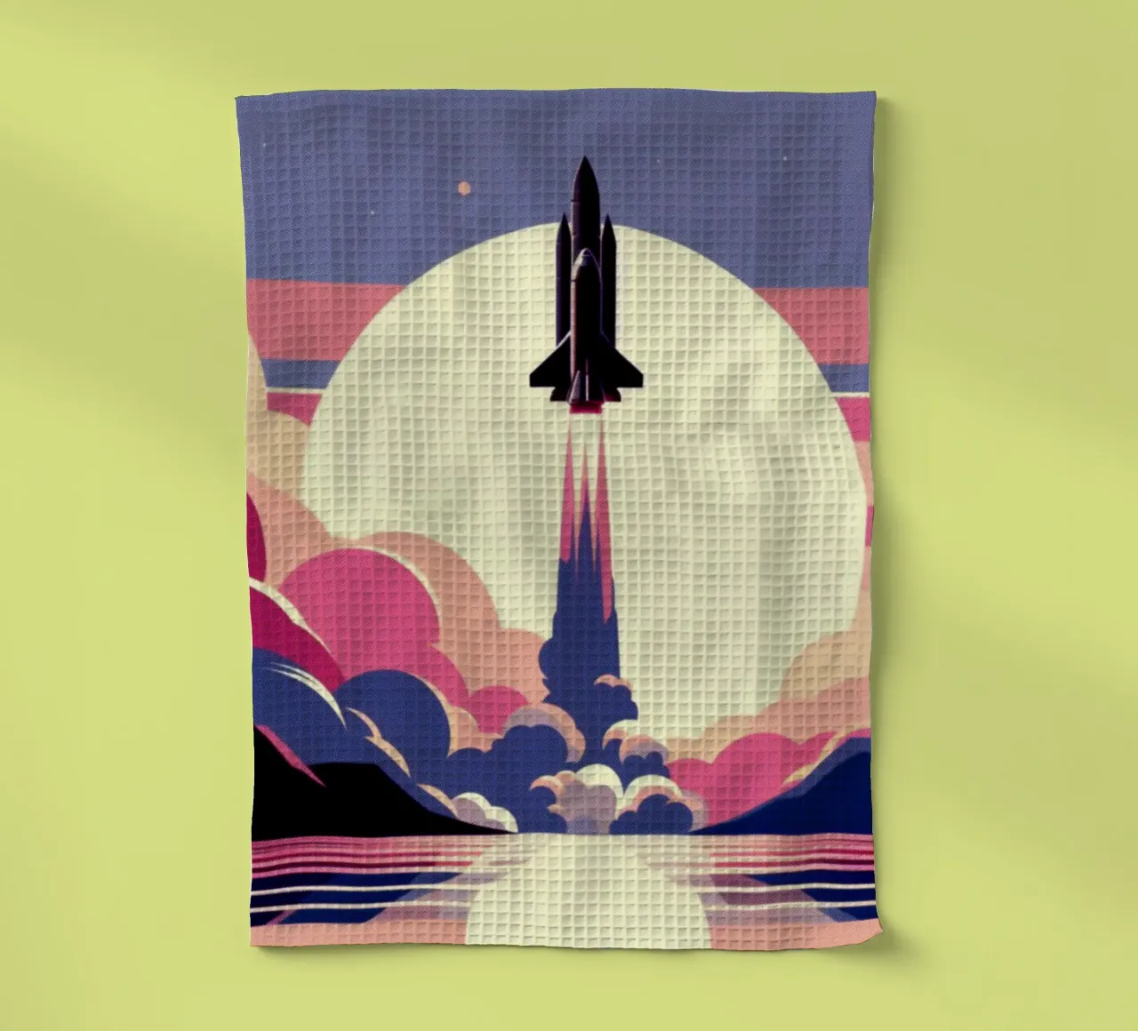 Navette spatiale - Impression d'affiches vintage torchon de posterprints-by-nomad