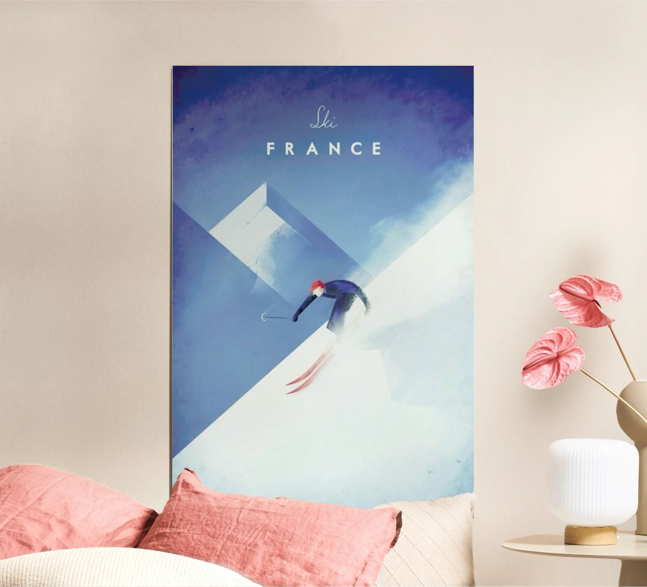 Ski France poster de Henry Rivers