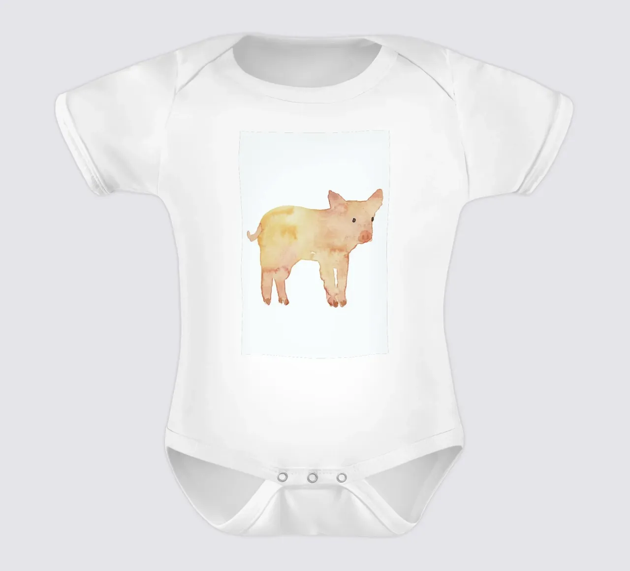 Pig body neonato maniche corte da Farina Kuklinski