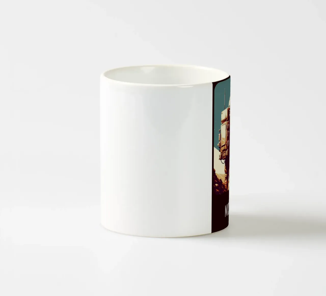 Missione Marte - Stampa poster d'epoca tazza in ceramica da posterprints-by-nomad