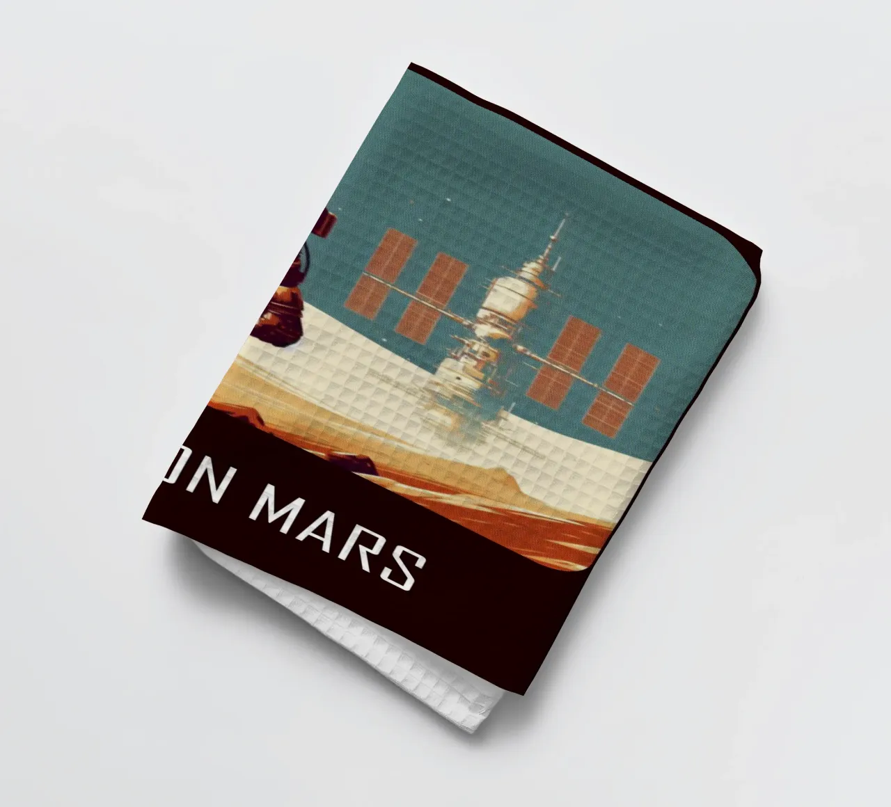Mission Mars - Impression d'affiches vintage torchon de posterprints-by-nomad