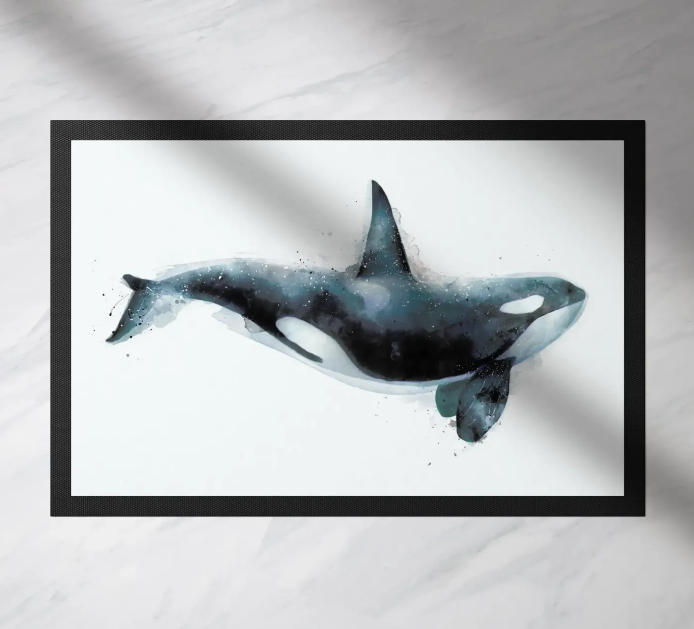 Orca Fußmatte von Amy Hamilton