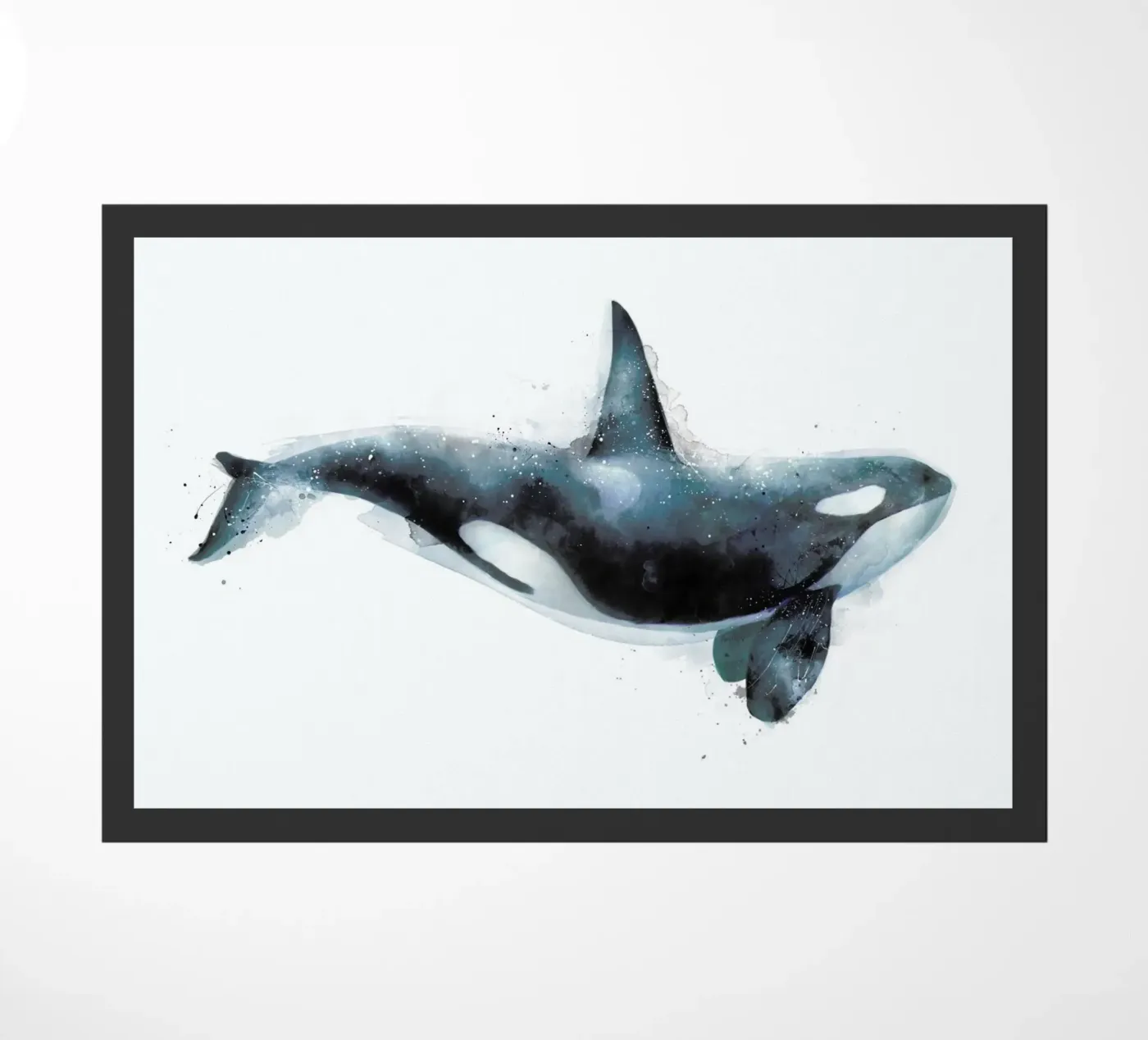 Orca Fußmatte von Amy Hamilton