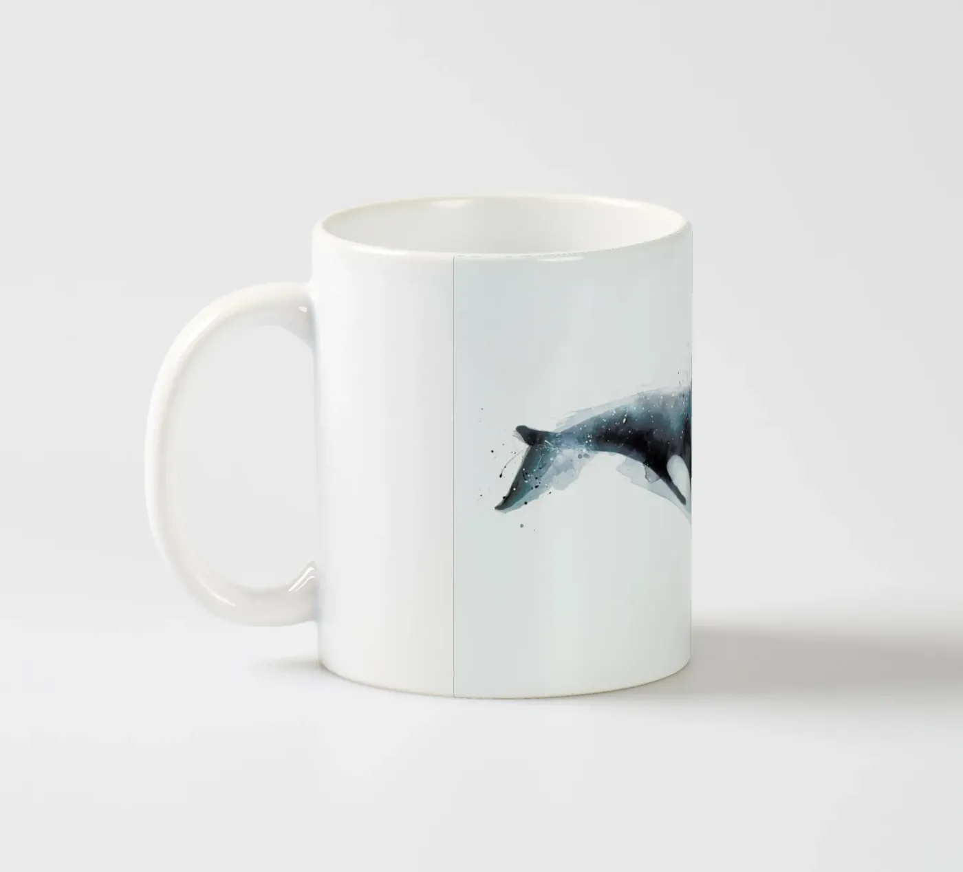Orca ceramic mug by Amy Hamilton