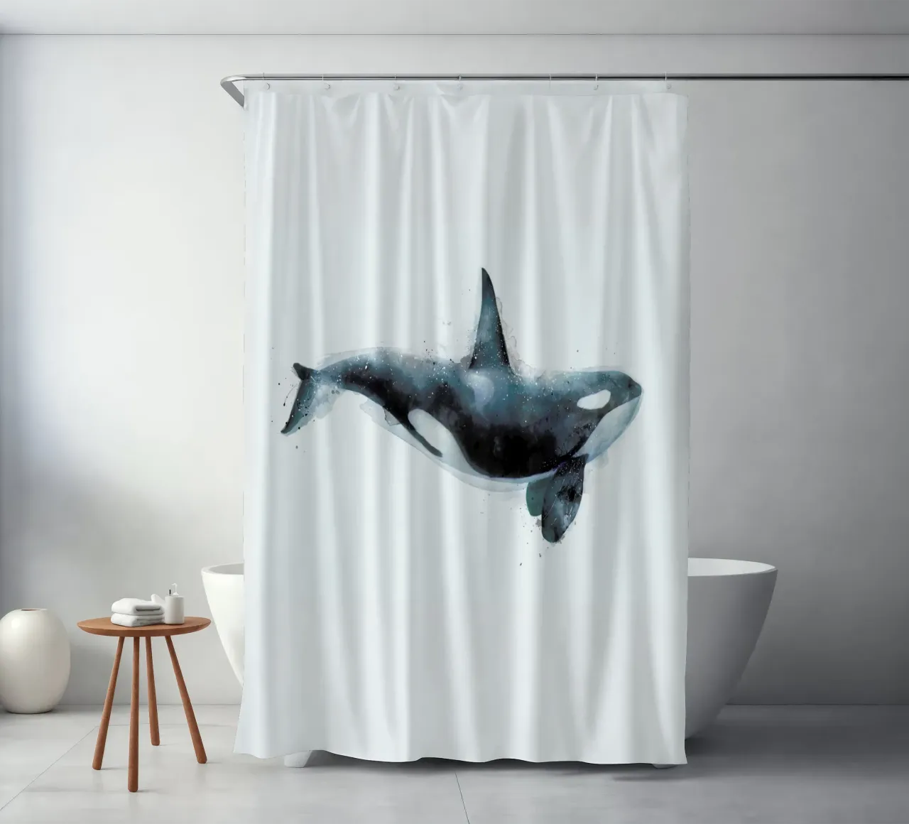 Orca tenda da doccia da Amy Hamilton