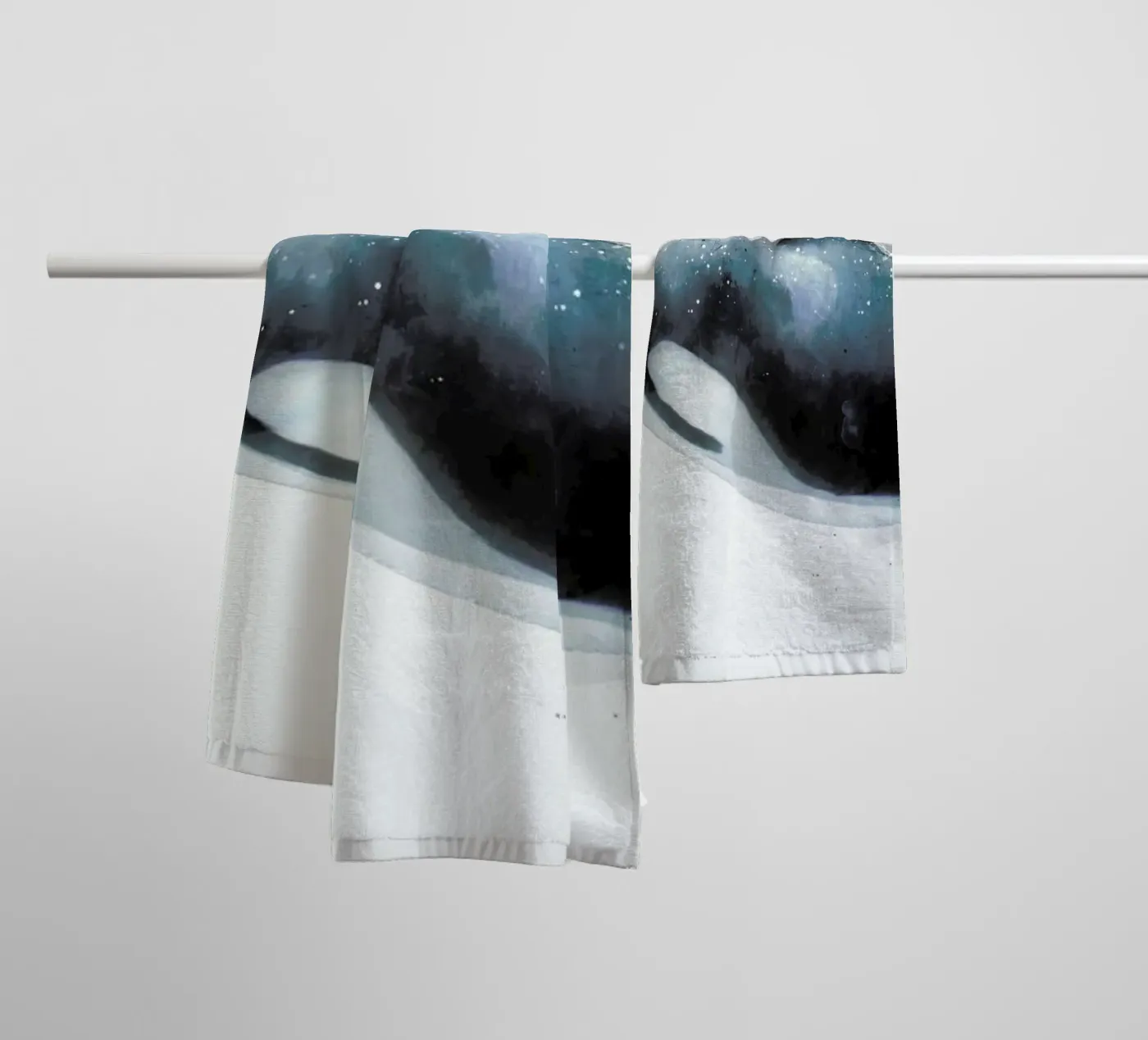 Orca towel by Amy Hamilton