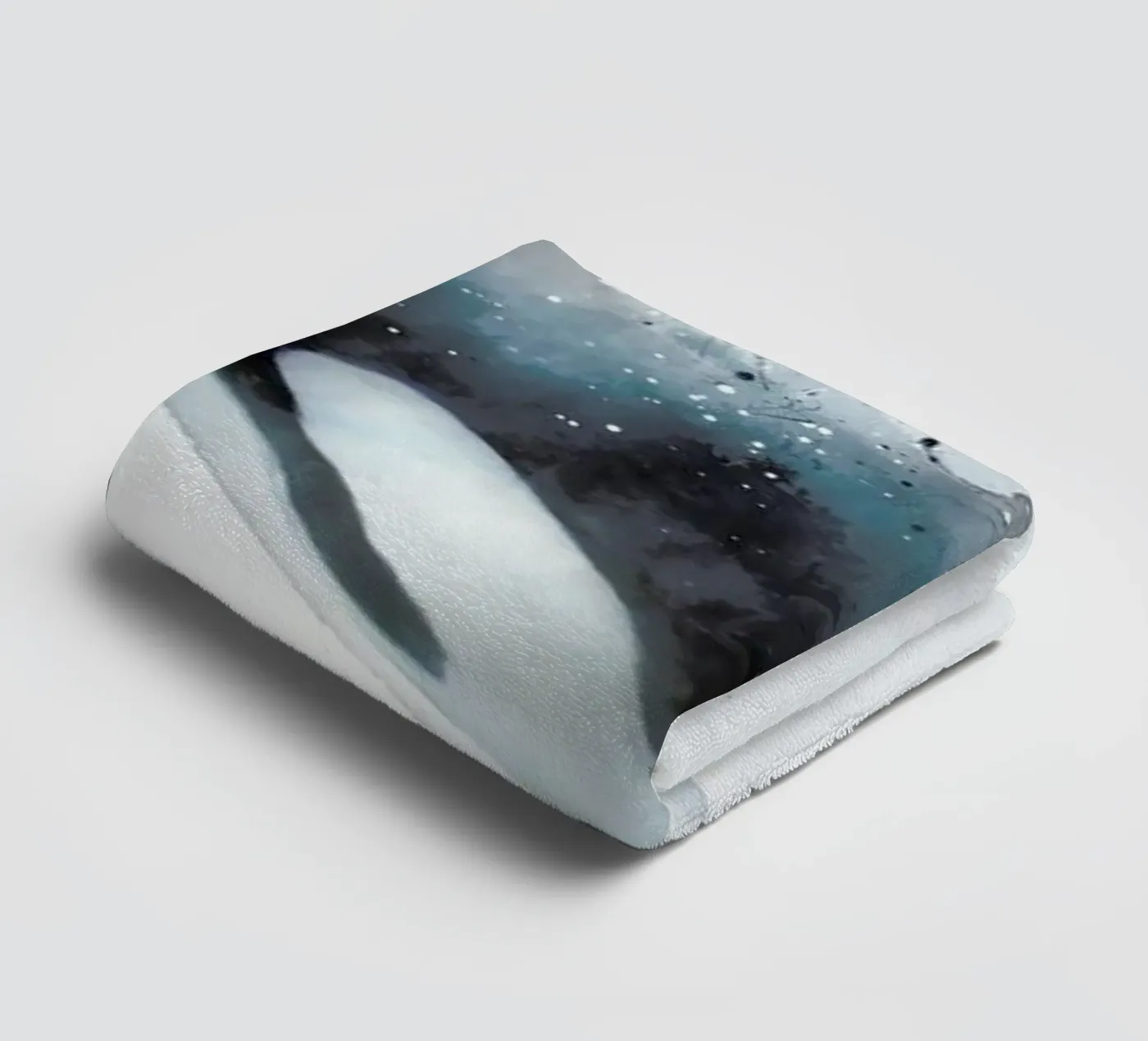 Orca towel by Amy Hamilton