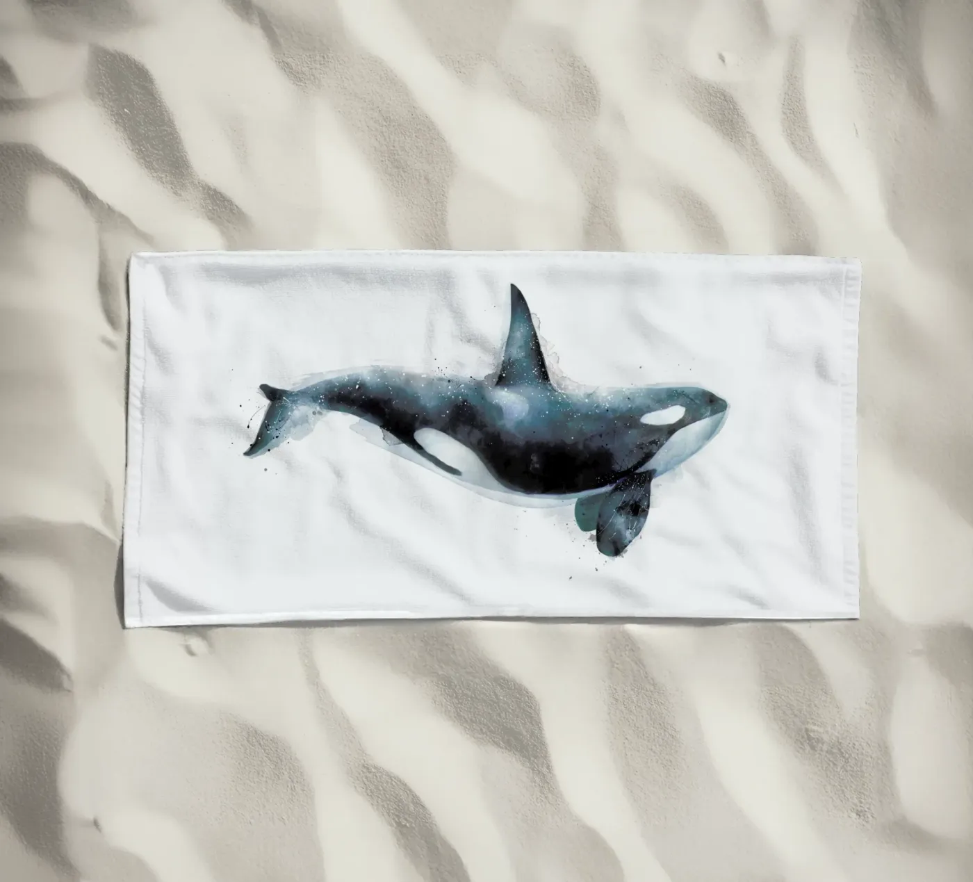 Orca strandhanddoek van Amy Hamilton