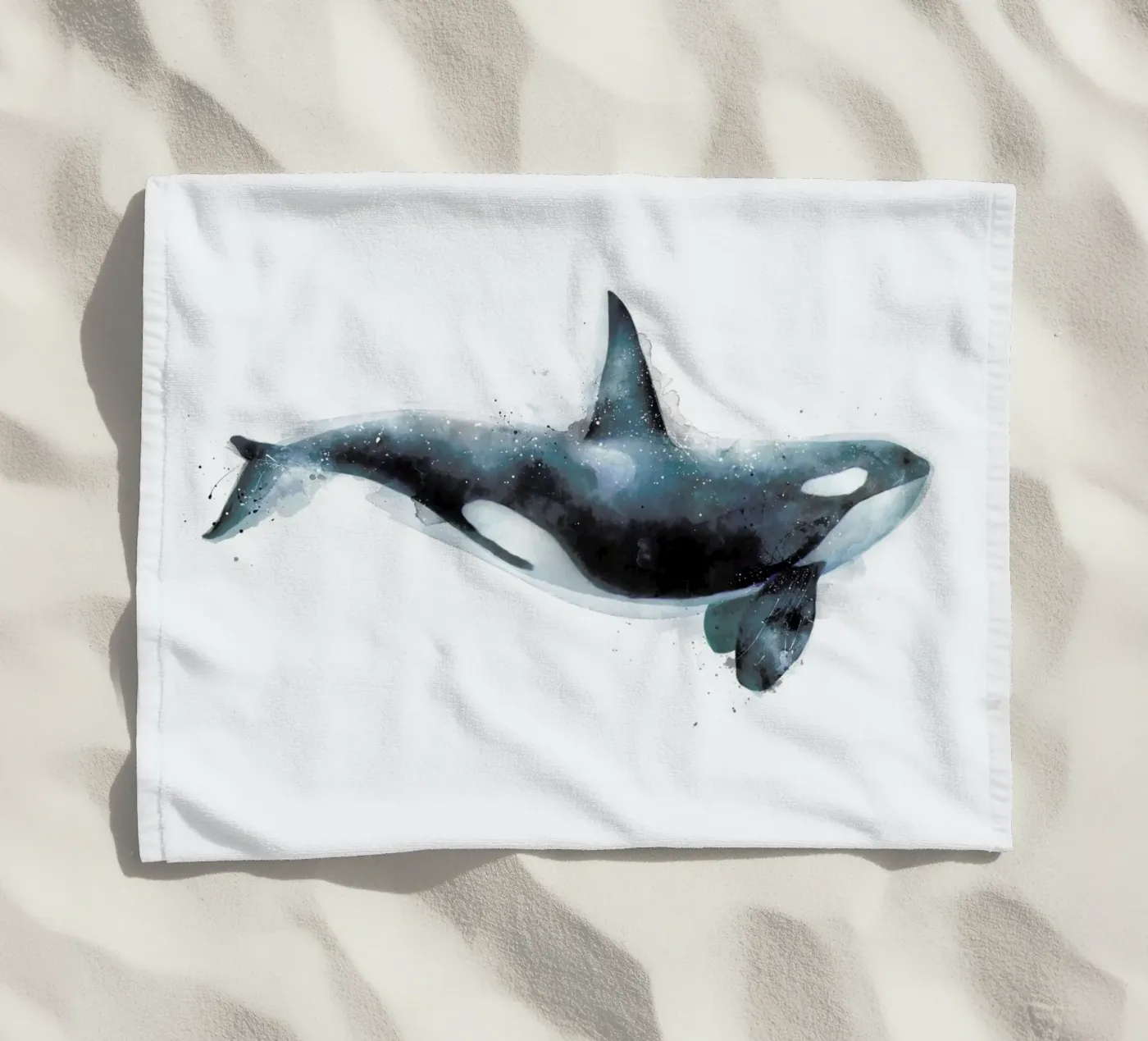 Orca strandhanddoek van Amy Hamilton