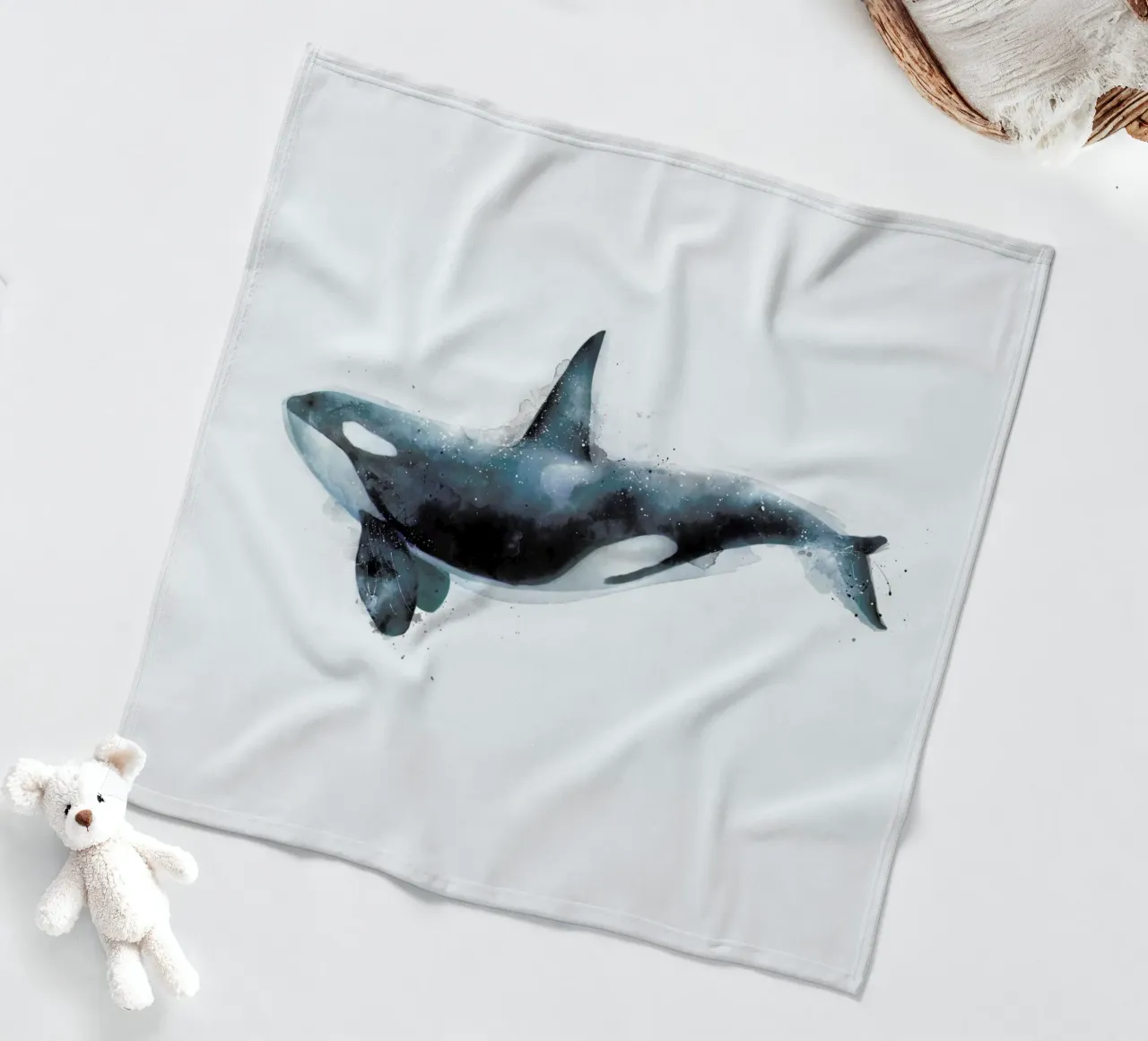 Orca coperta in pile da Amy Hamilton