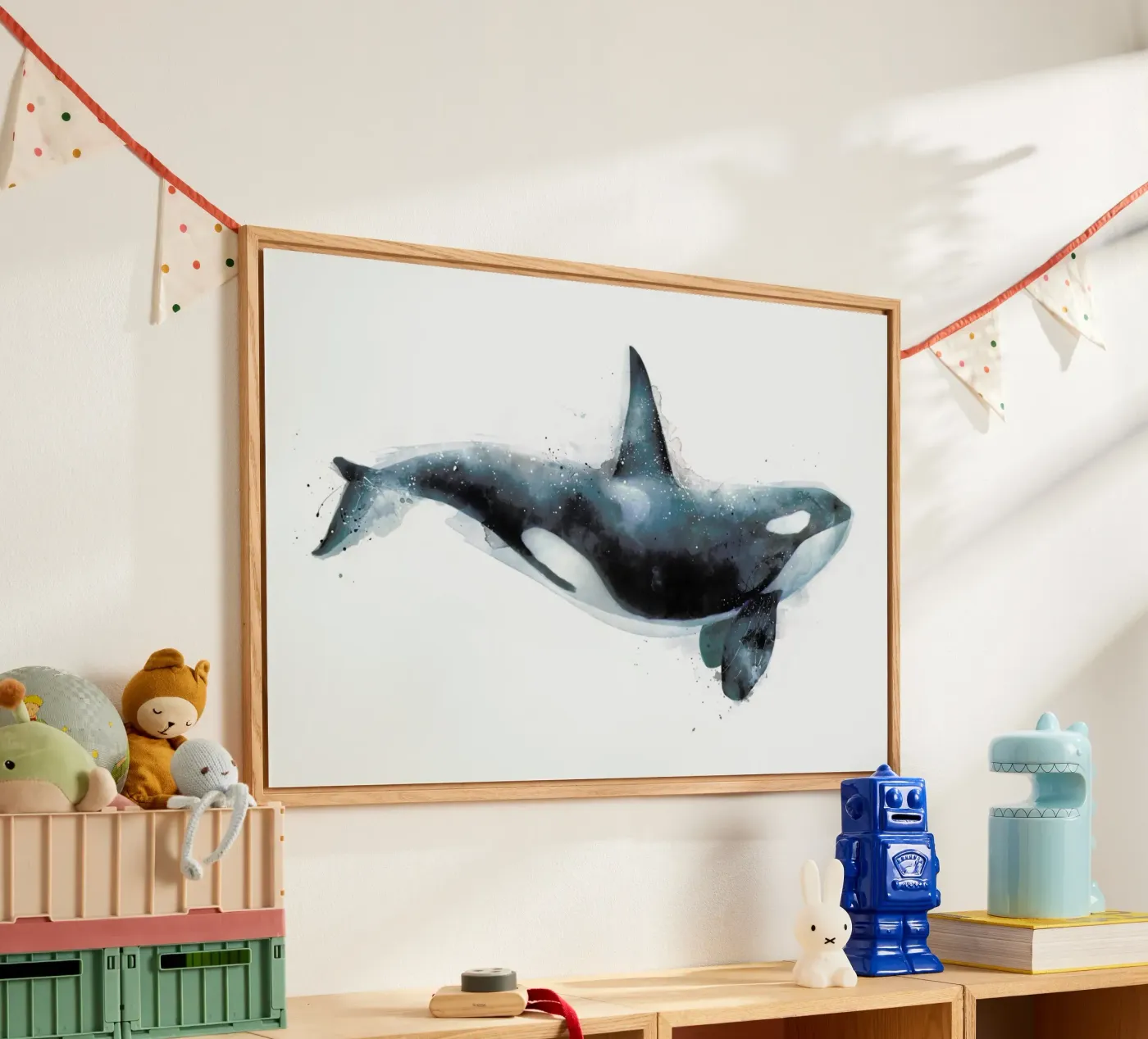 Orca Acryl-Glas von Amy Hamilton