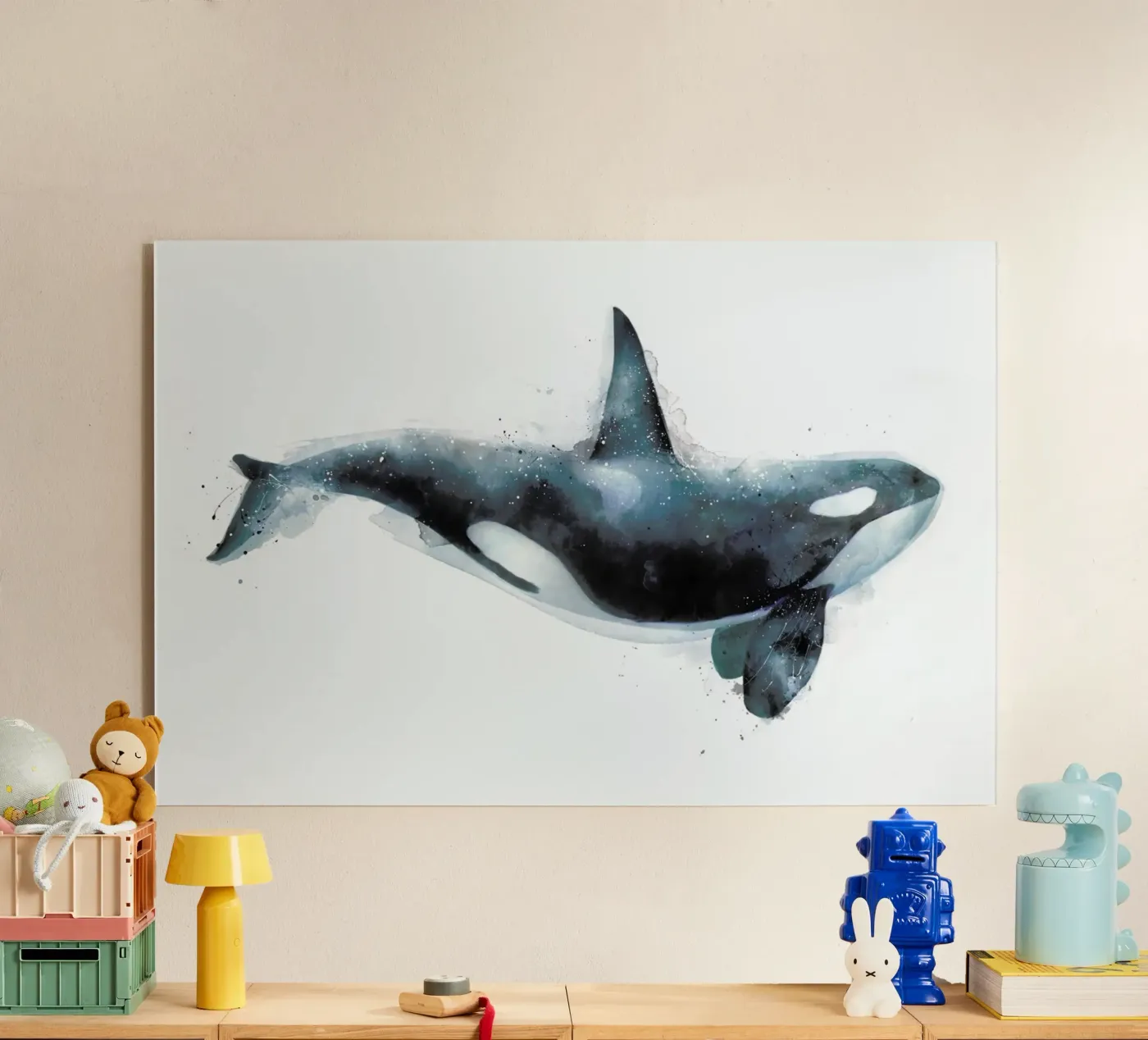 Orca Acryl-Glas von Amy Hamilton