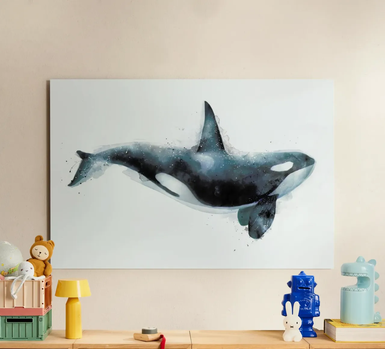 Orca alluminio dibond da Amy Hamilton