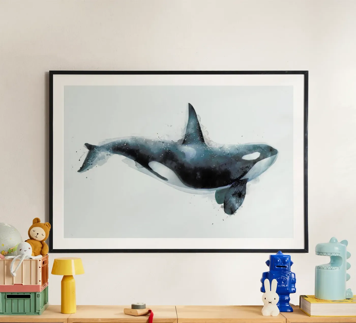 Orca Poster von Amy Hamilton