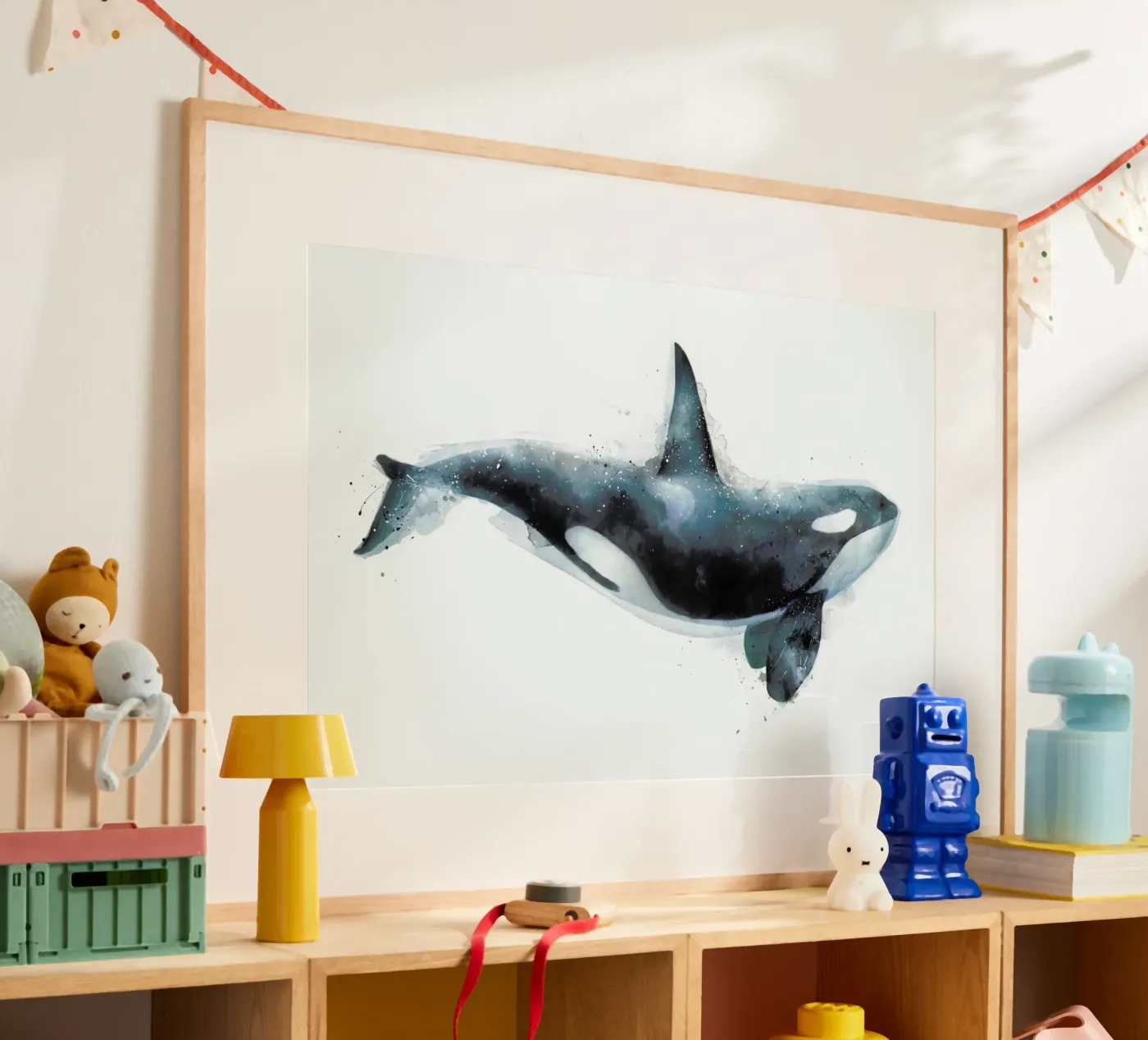 Orca Poster von Amy Hamilton