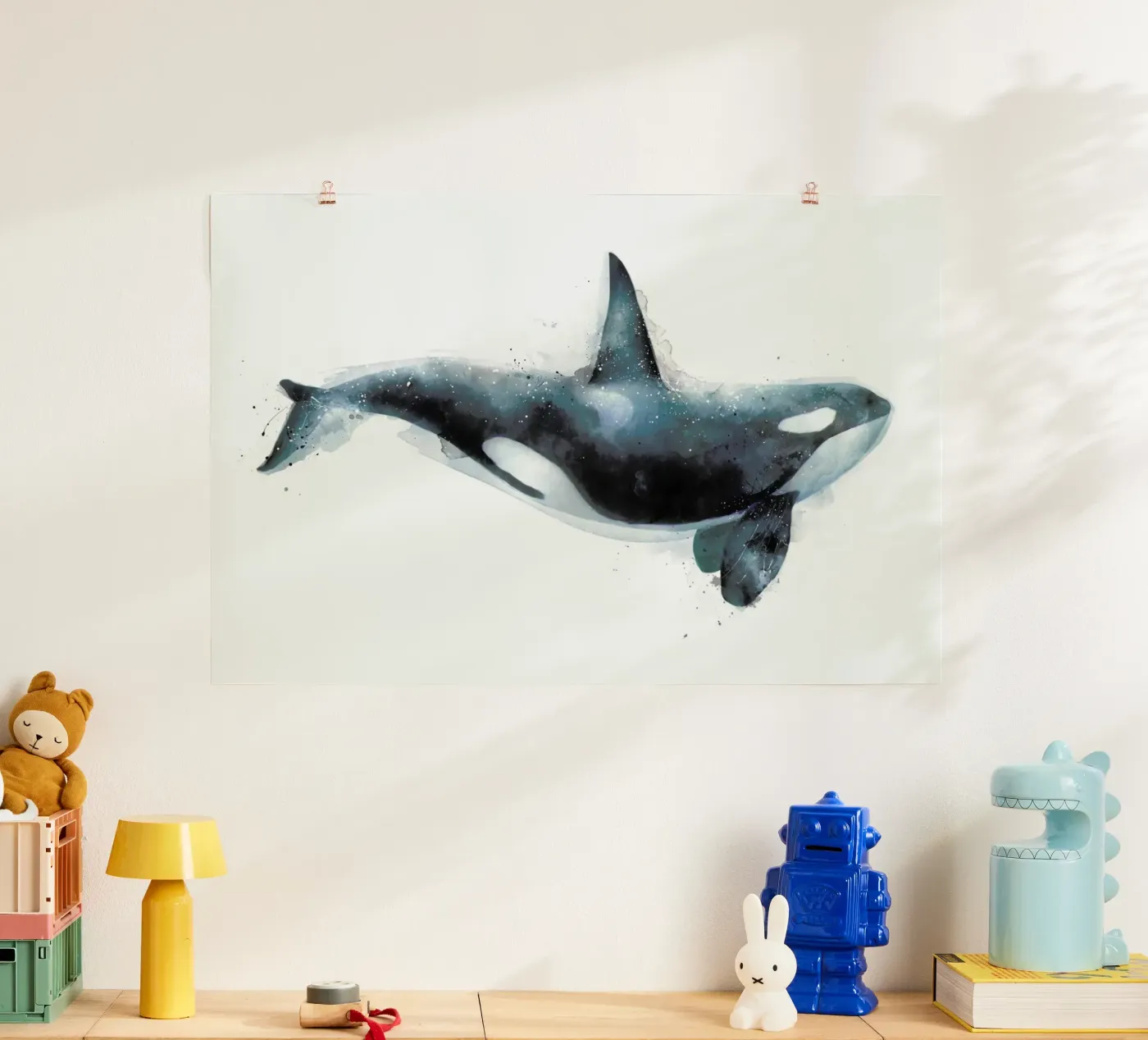Orca Poster von Amy Hamilton