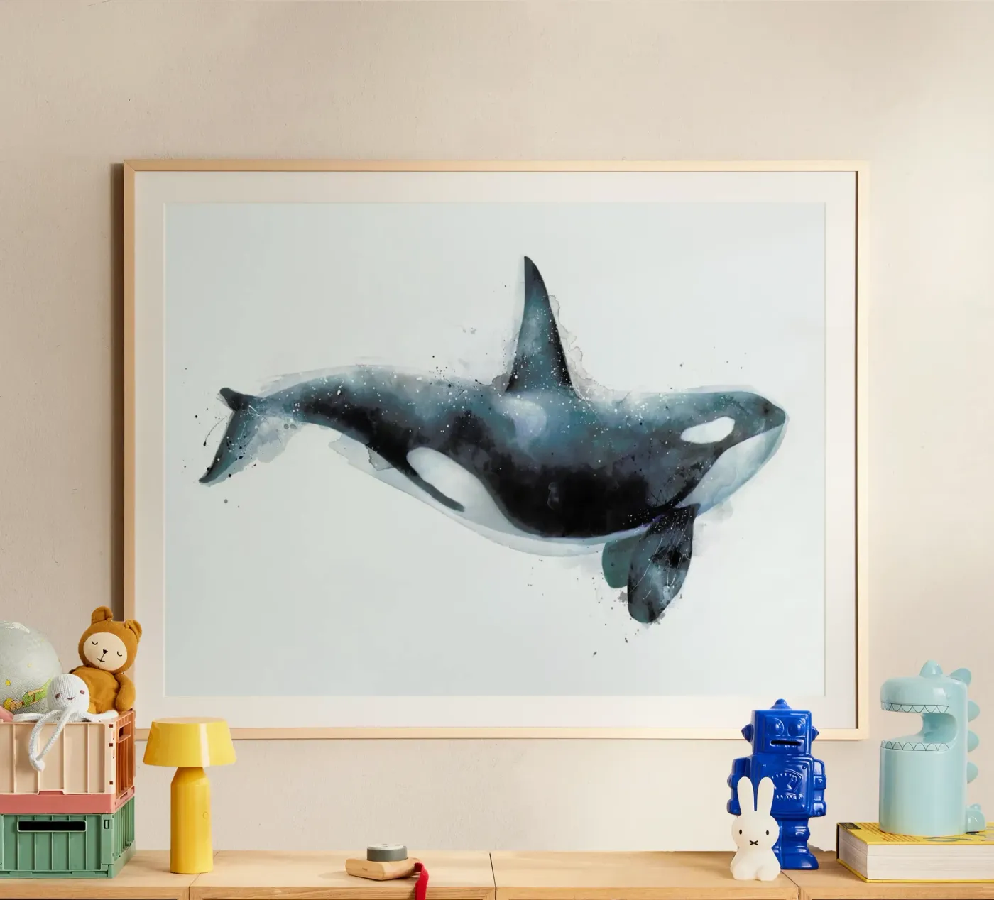 Orca Poster von Amy Hamilton