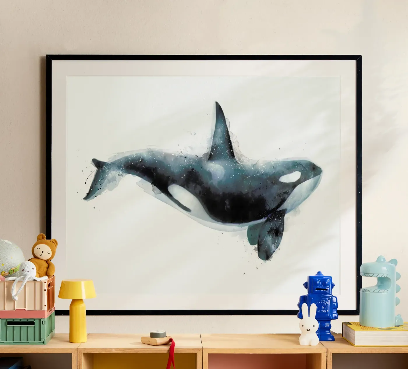 Orca Poster von Amy Hamilton
