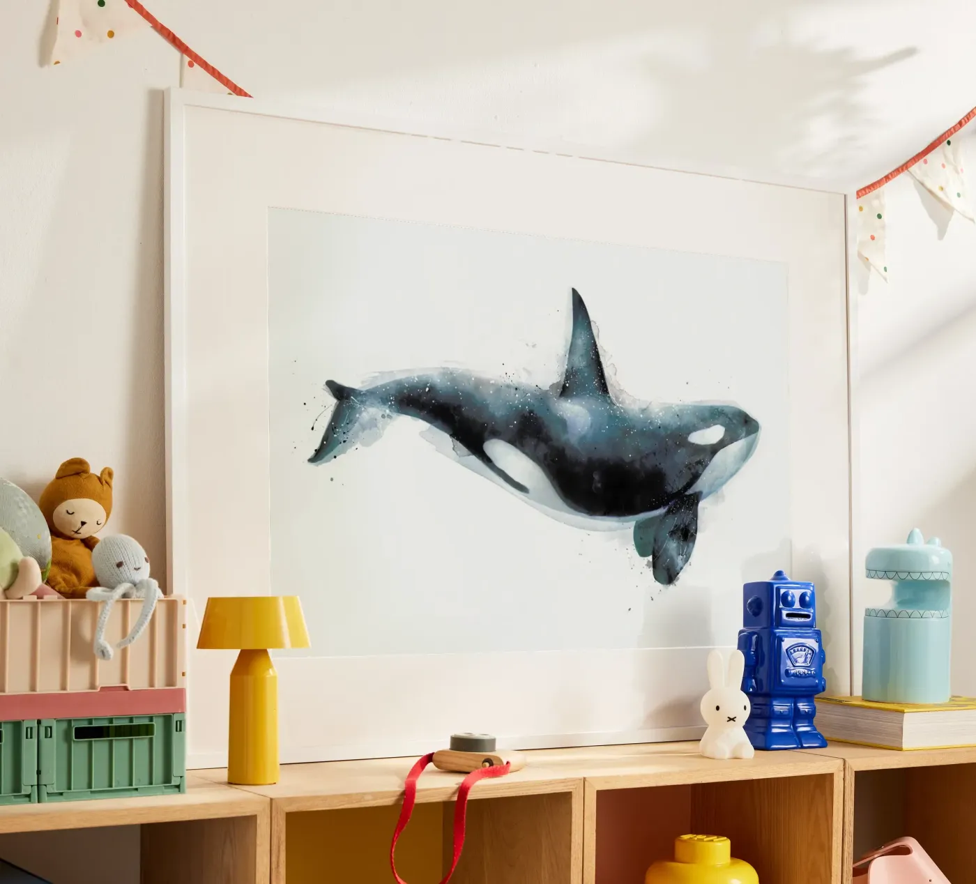 Orca Poster von Amy Hamilton