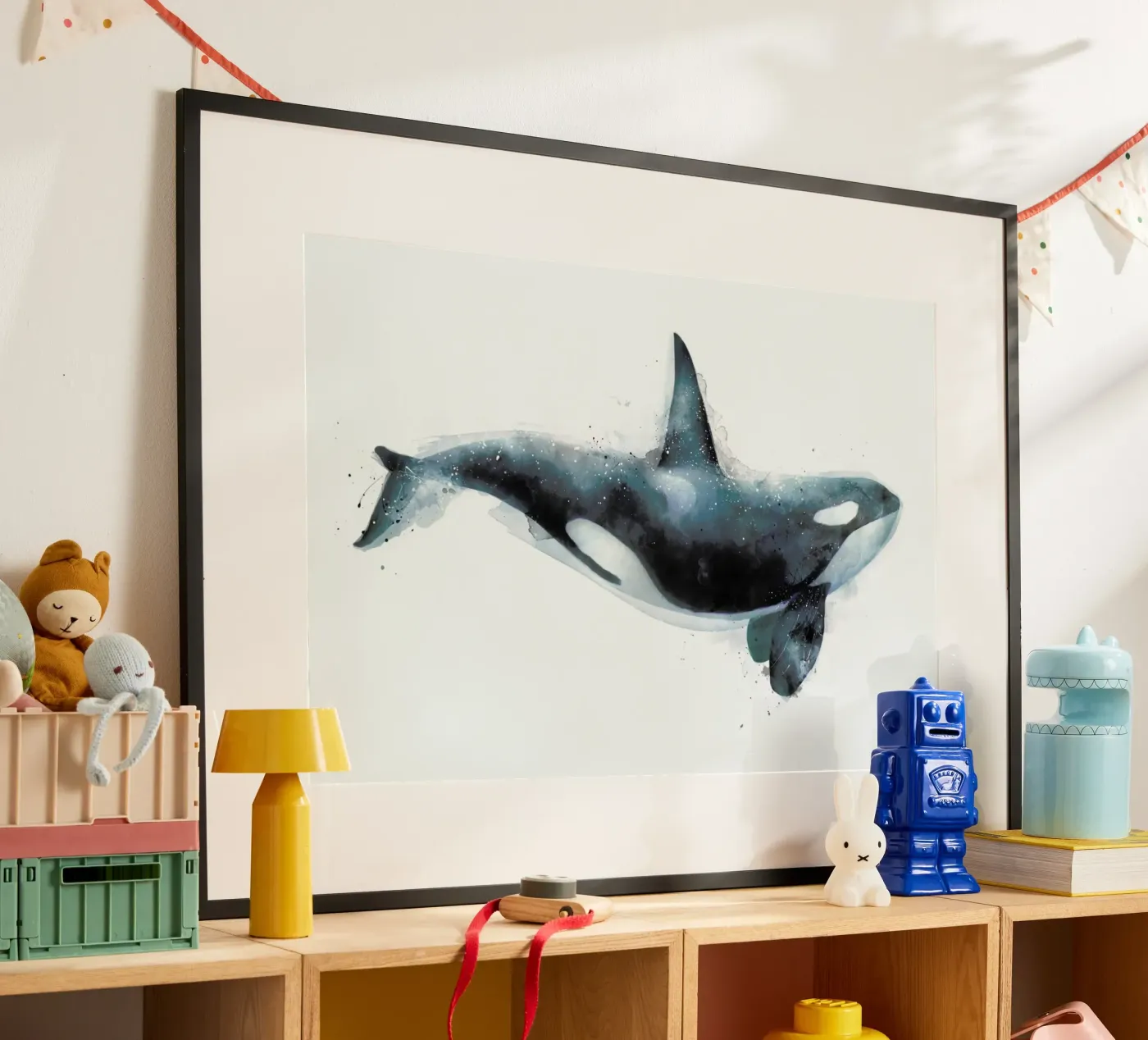 Orca Poster von Amy Hamilton