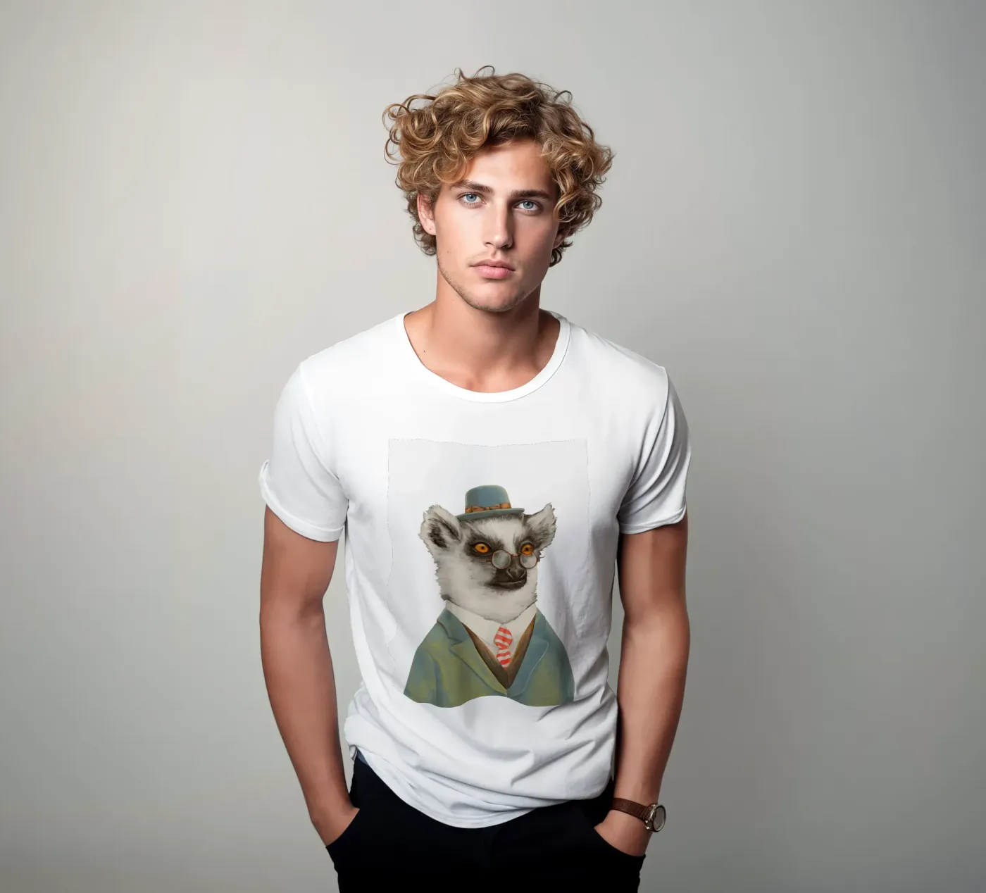 Lemur t-shirt da Animal Crew