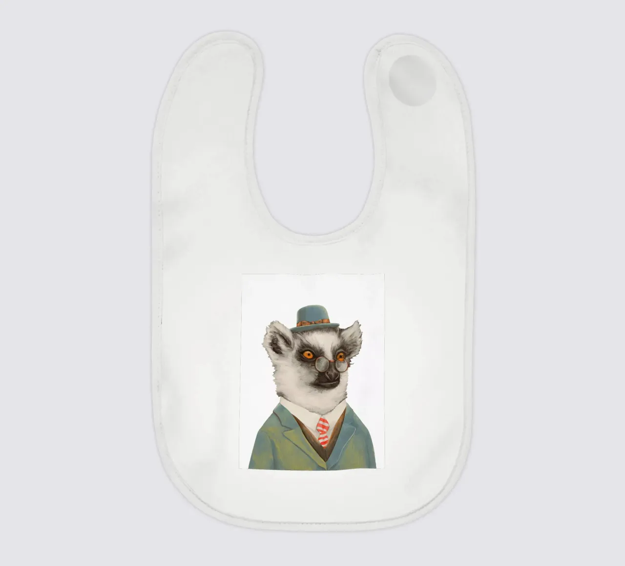 Lemur Babylätzchen von Animal Crew