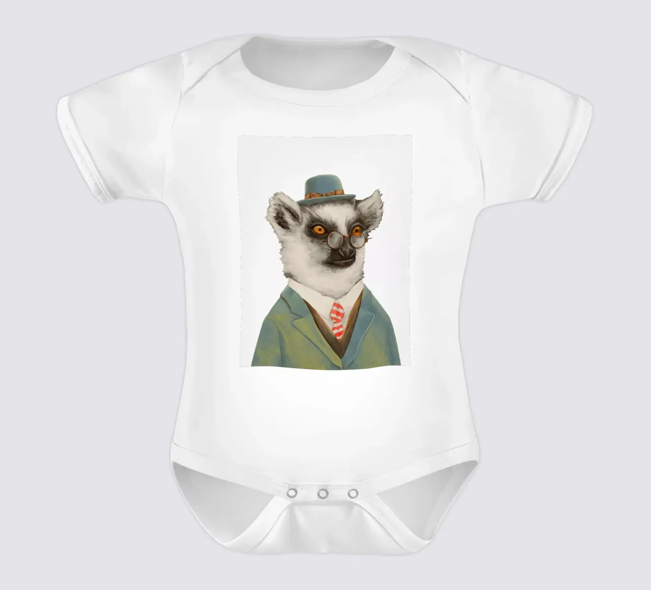Lemure body neonato maniche corte da Animal Crew