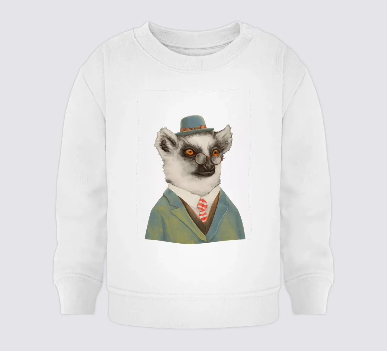 Lemure felpa neonato da Animal Crew