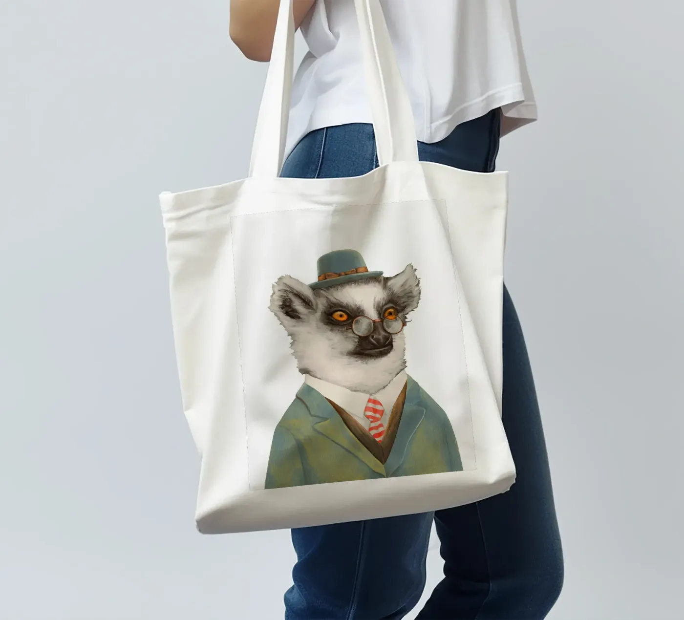 Lemur borsa in juta da Animal Crew
