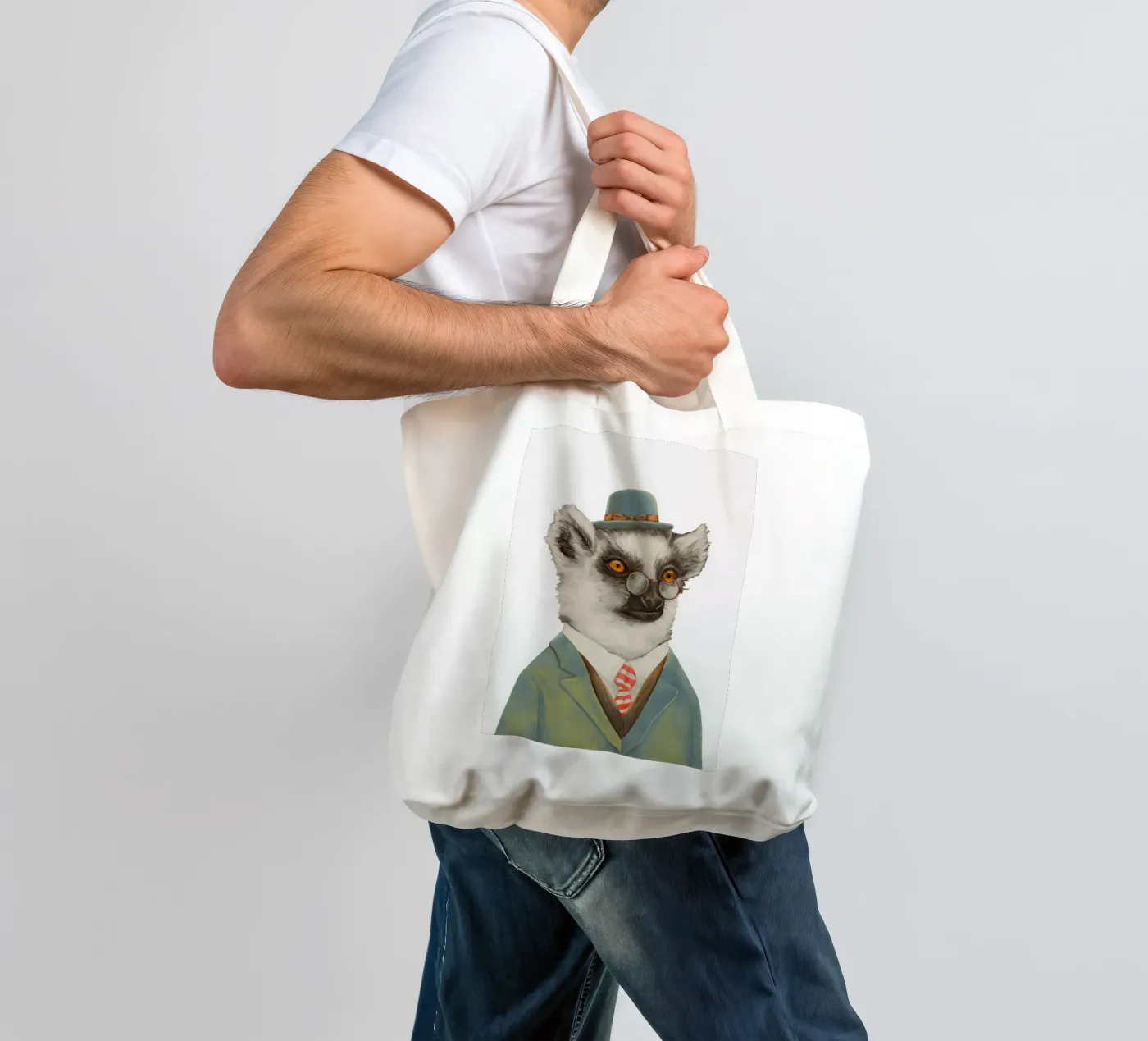 Lemur borsa in juta da Animal Crew