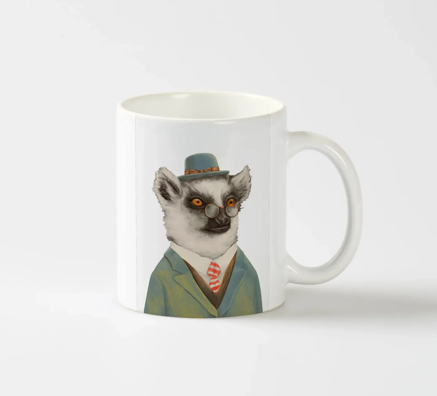 Lemur ceramic mug by Animal Crew