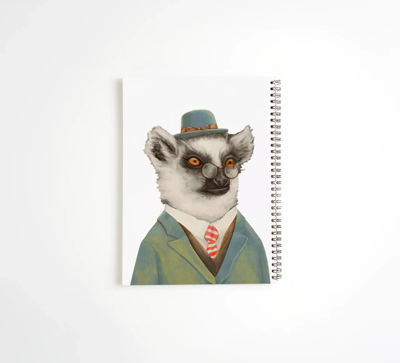 Lémurien carnet à spirale de Animal Crew