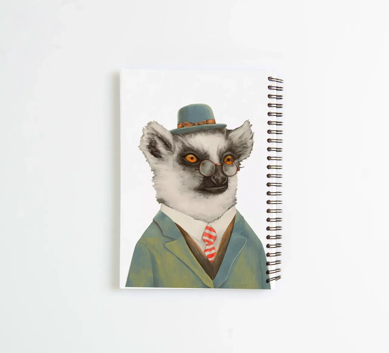 Lémurien carnet à spirale de Animal Crew